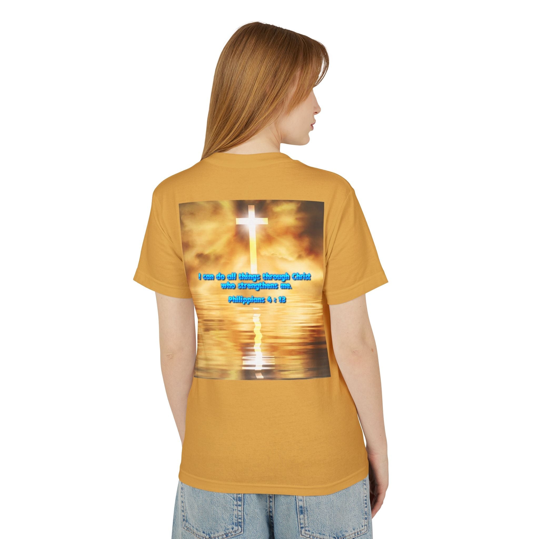 Bible Verse Tee - Philippians 4 : 13 Unisex Shirt Printify