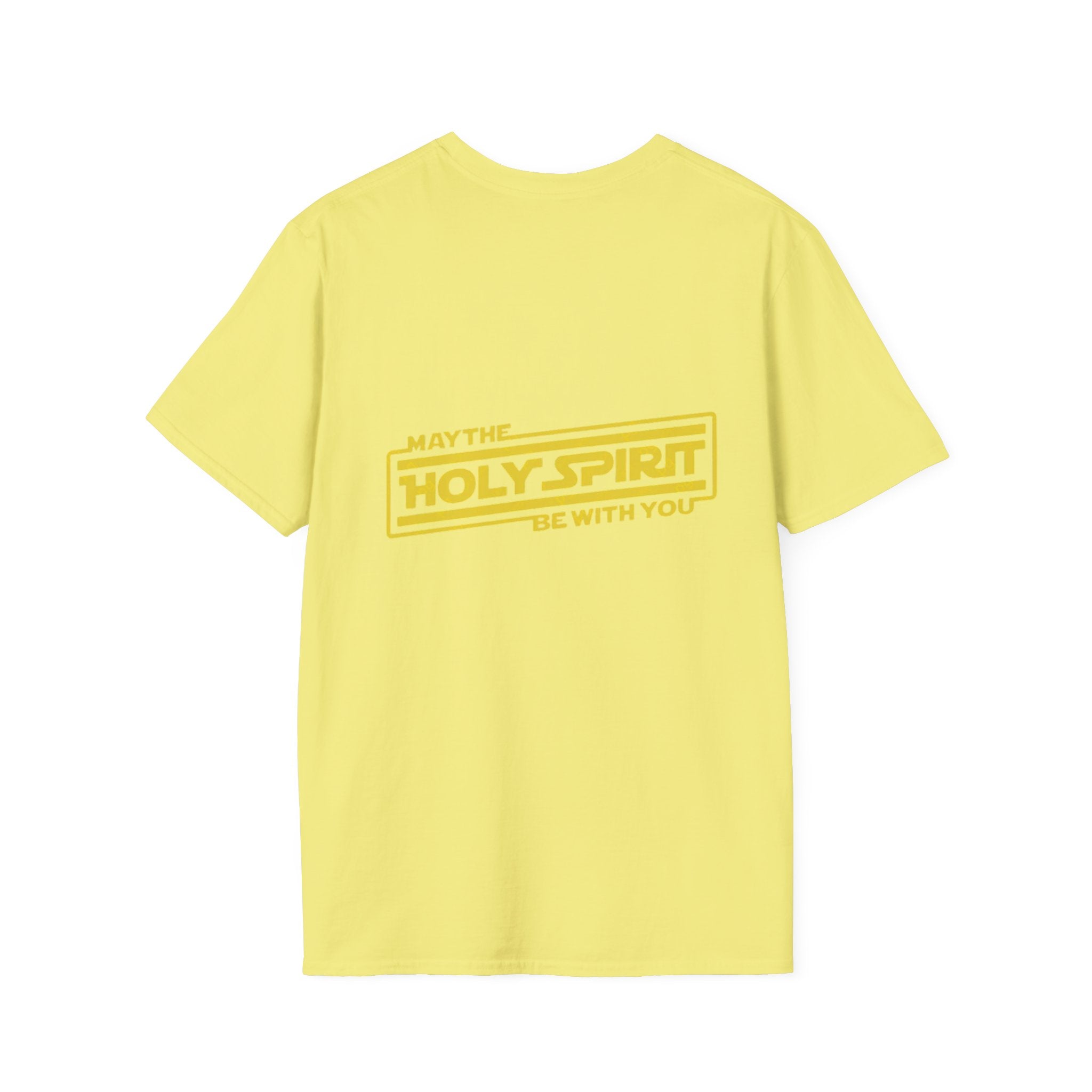 May the Holy Spirit Be With You T-shirt - Christian Star Wars Parody T-shirt Printify