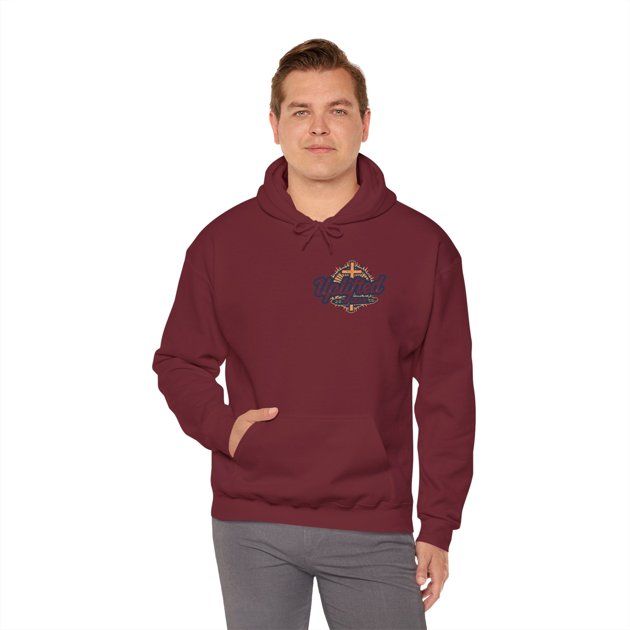 God Created Adam and Eve Hoodie – Biblical Truth Christian Hoodie for Unshakable Faith Printify