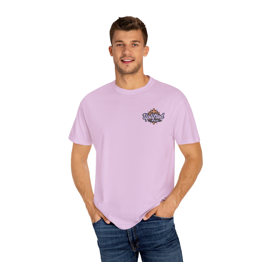 Bible Verse Unisex Garment-Dyed T-shirt - Isaiah 41 : 10 Printify