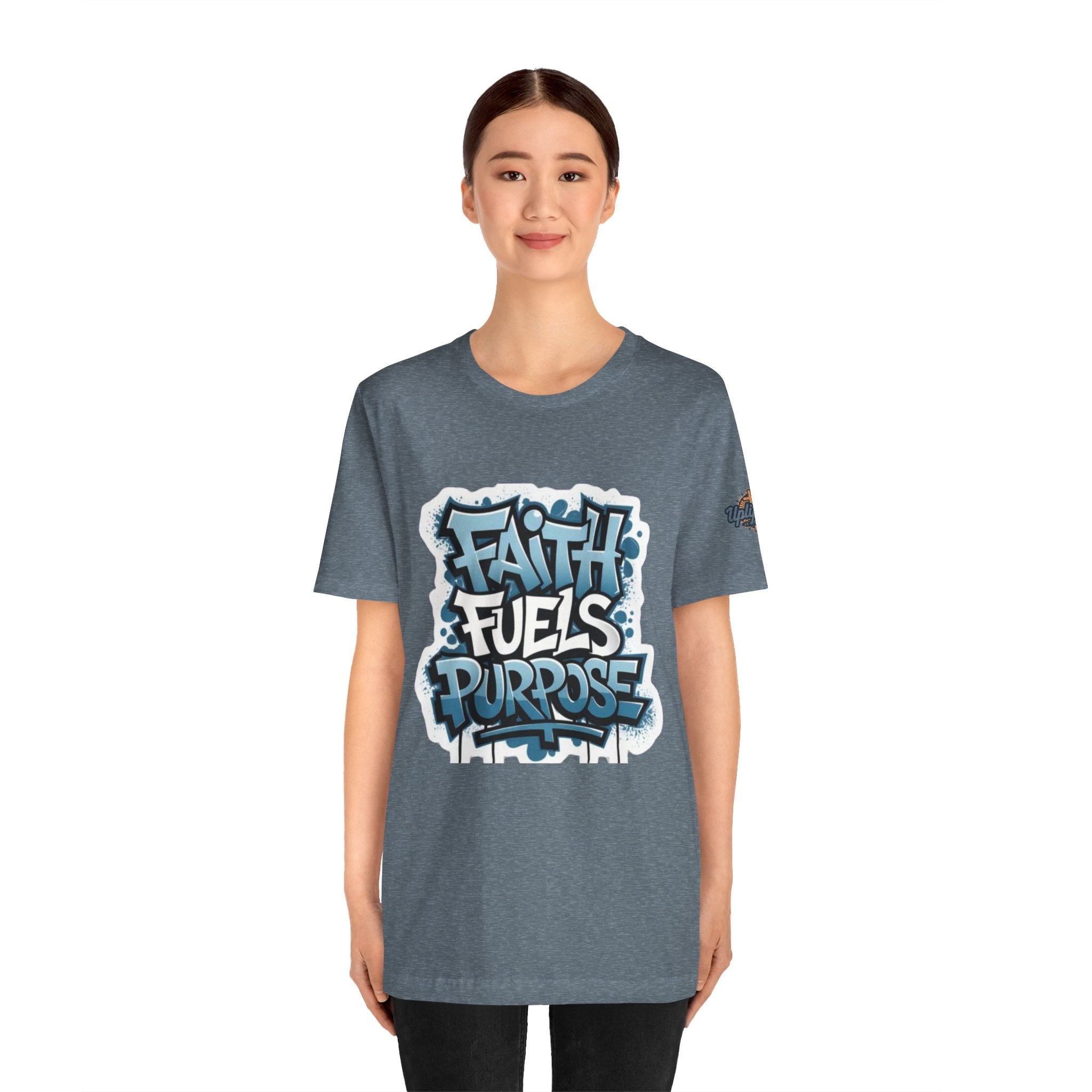 Faith Fuels Purpose T-shirt – Inspirational Christian T-shirt for Divine Drive & Unstoppable Belief Printify