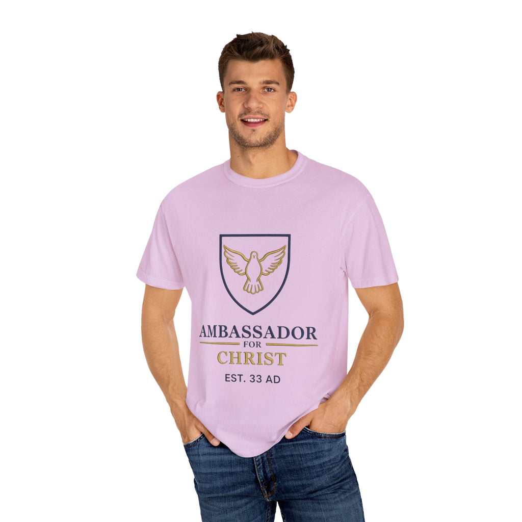 Ambassador for Christ T-Shirt – Established 33 AD Christian Tee for Bold Faith Printify