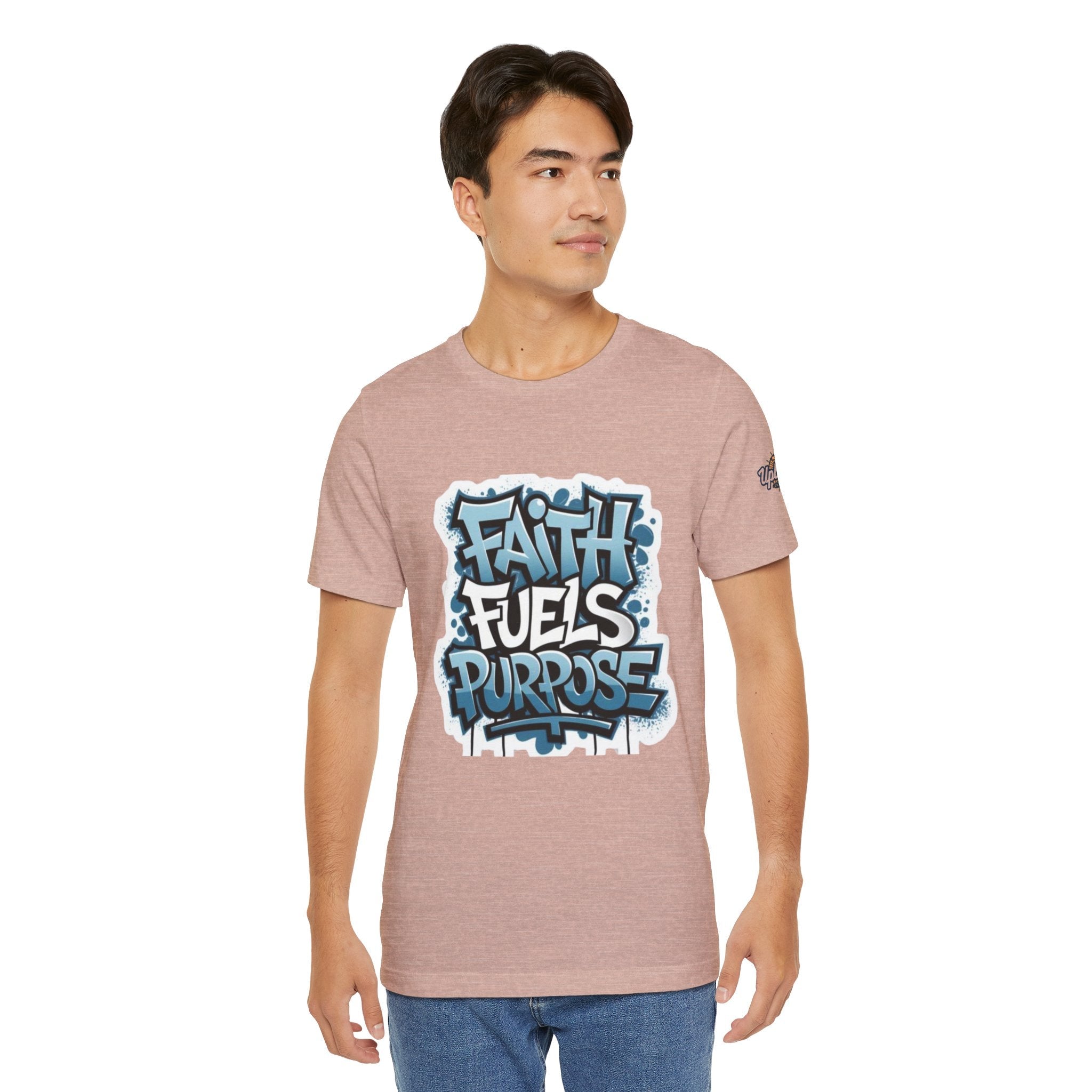 Faith Fuels Purpose T-shirt – Inspirational Christian T-shirt for Divine Drive & Unstoppable Belief Printify