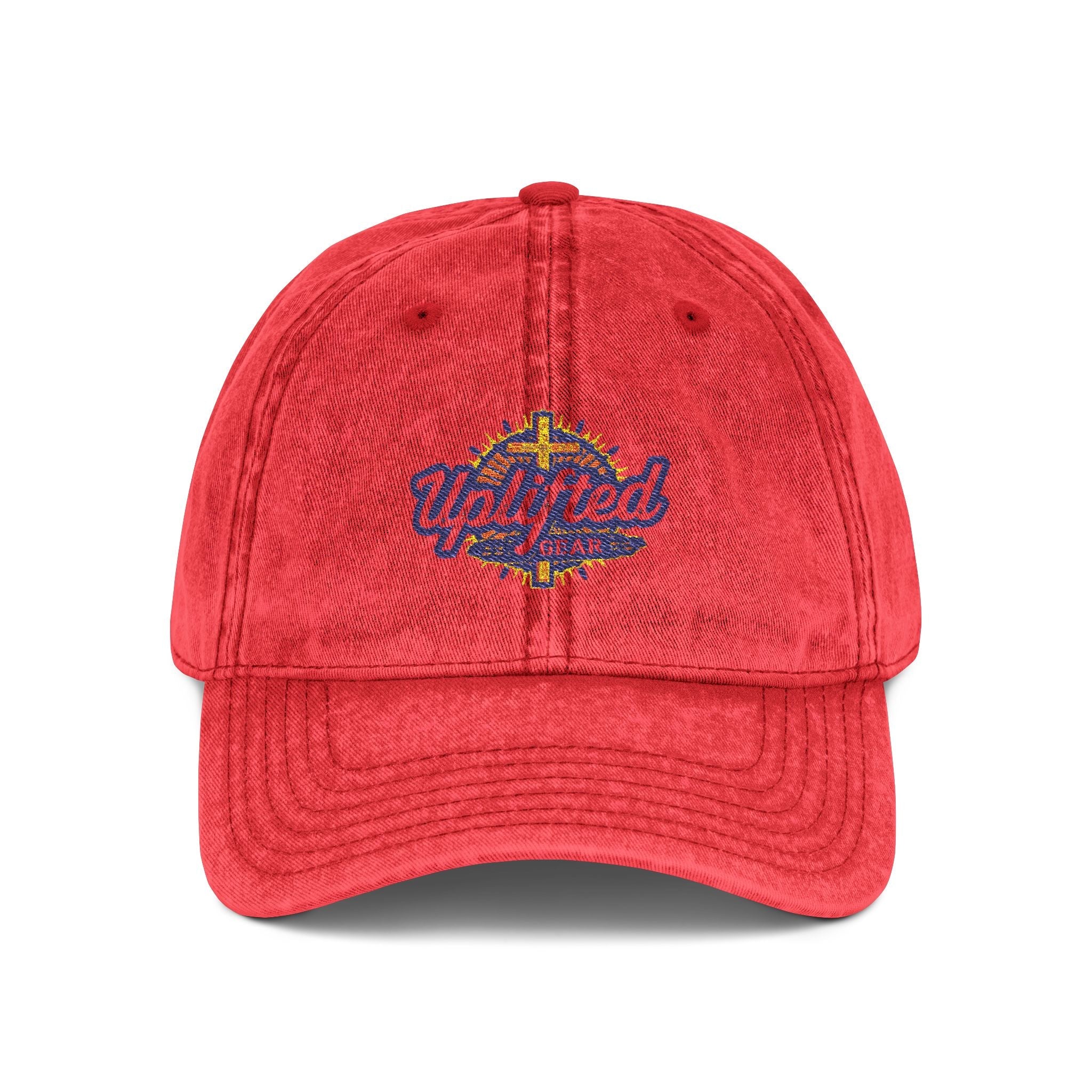 Uplifted Gear Embroidered Christian Hat – Bold Faith Cap for Inspired Living Printify