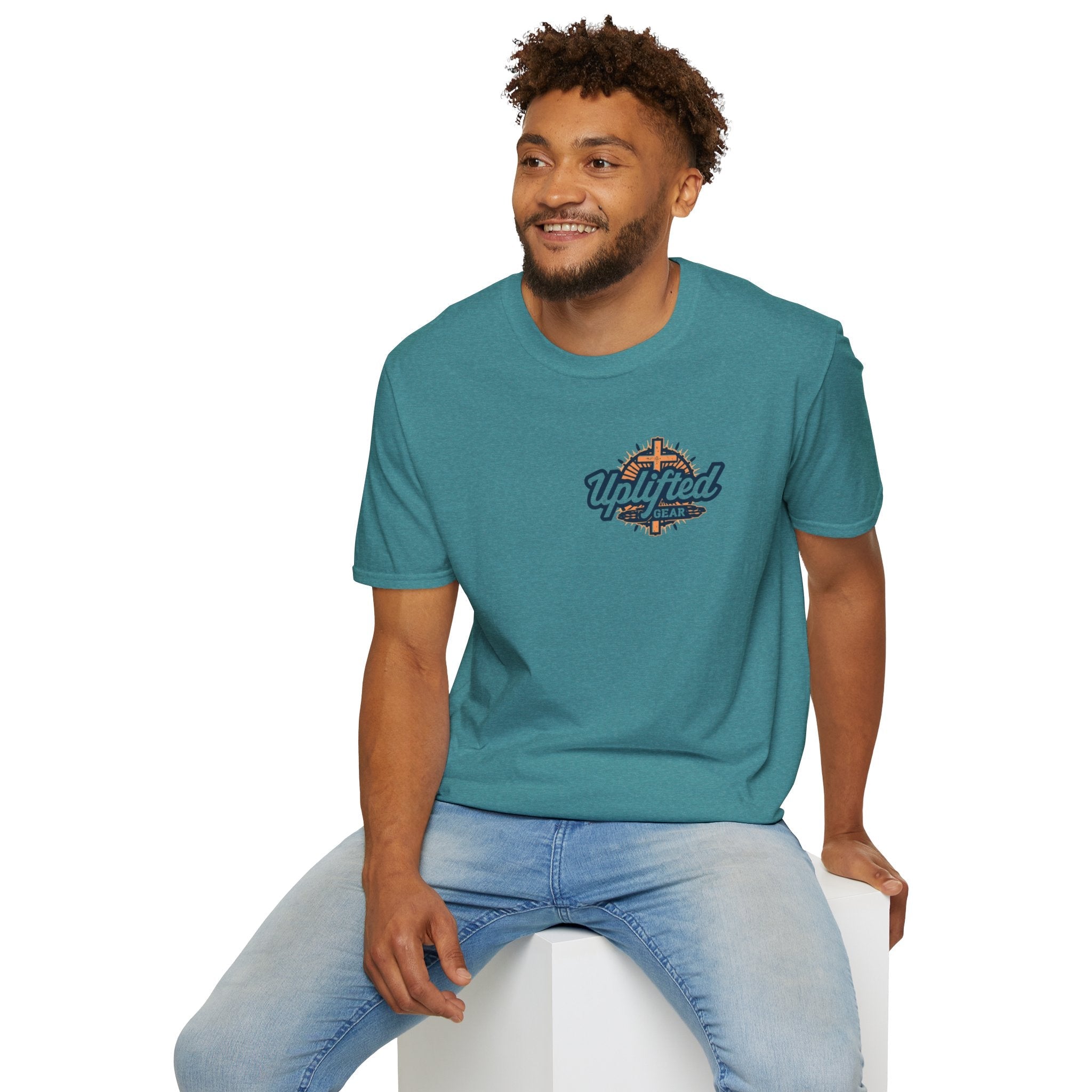 Religious Graphic Tee with Armor Of God Design - Unisex Softstyle T-Shirt Printify