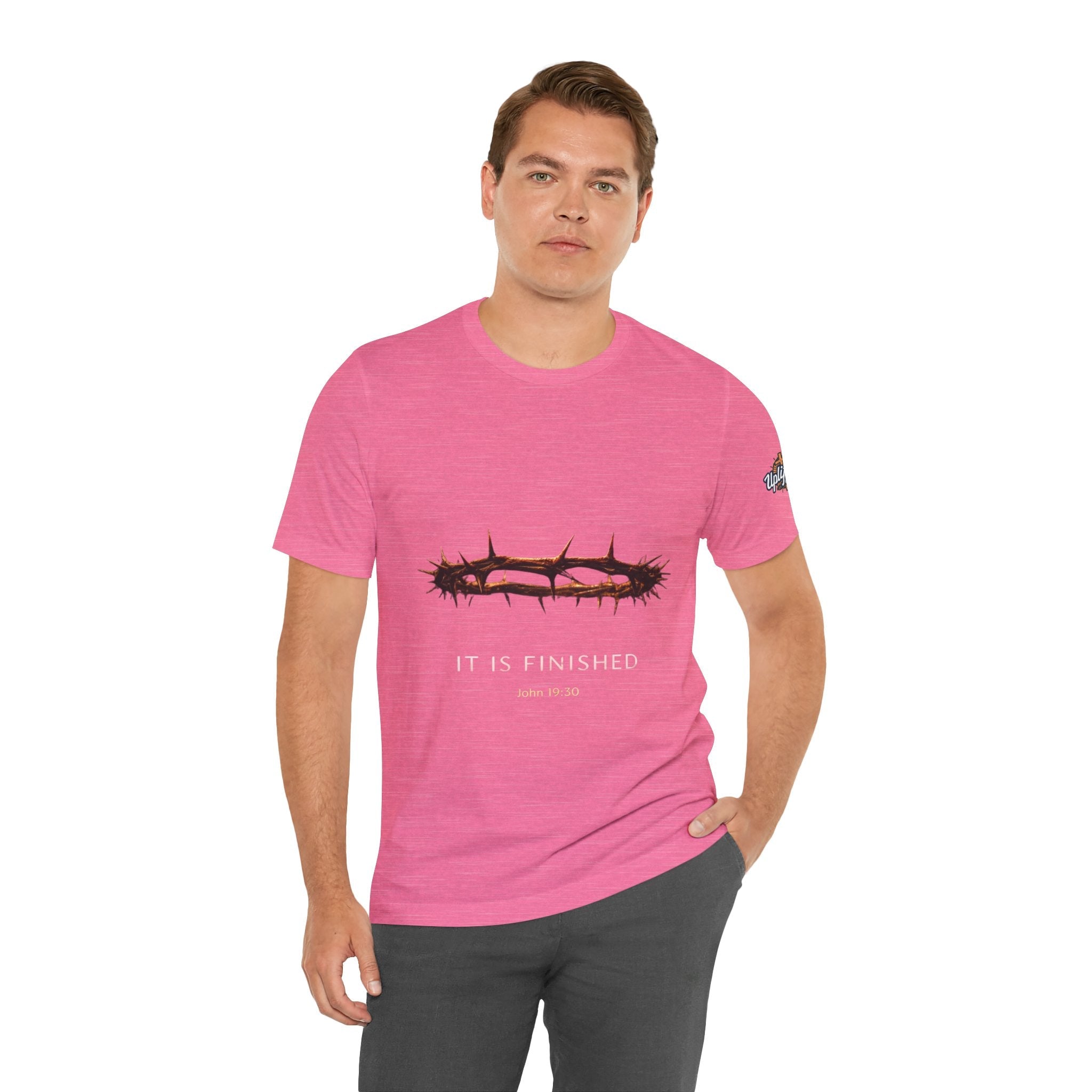 It Is Finished Crown of Thorns Tee — Christian John 19:30 Faith Shirt Printify