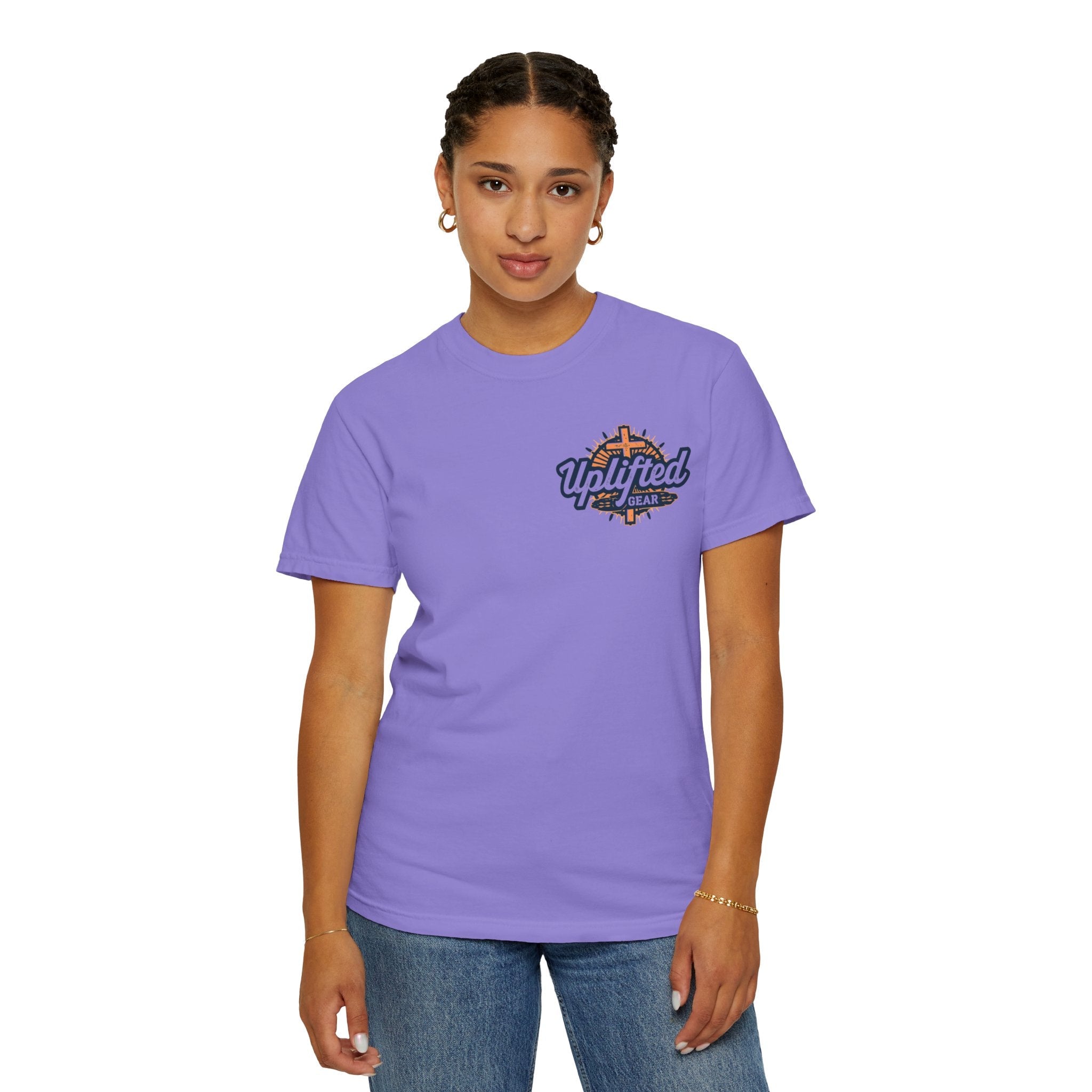 Religious Graphic Armor Of God Design - Unisex Garment-Dyed T-shirt Printify