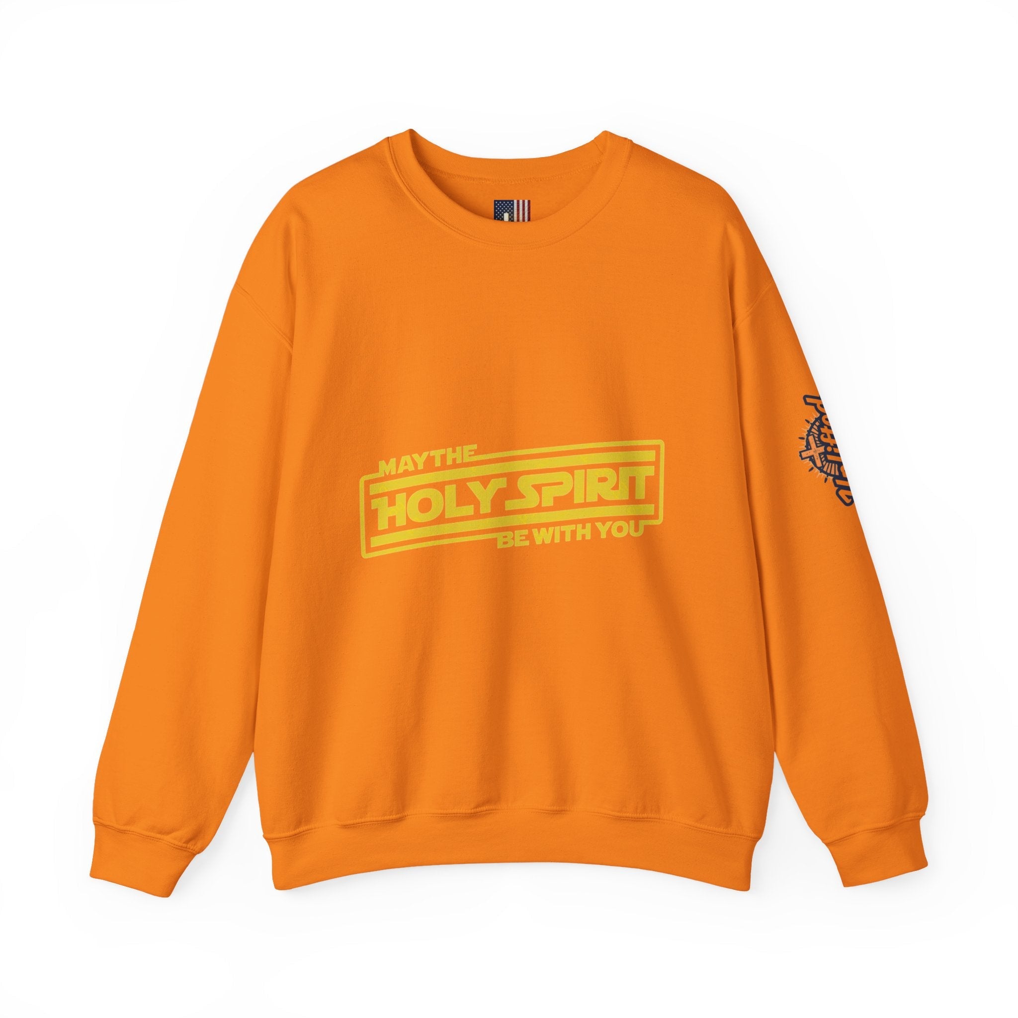 May the Holy Spirit Be With You Sweatshirt - Christian Star Wars Parody Sweatshirt Printify