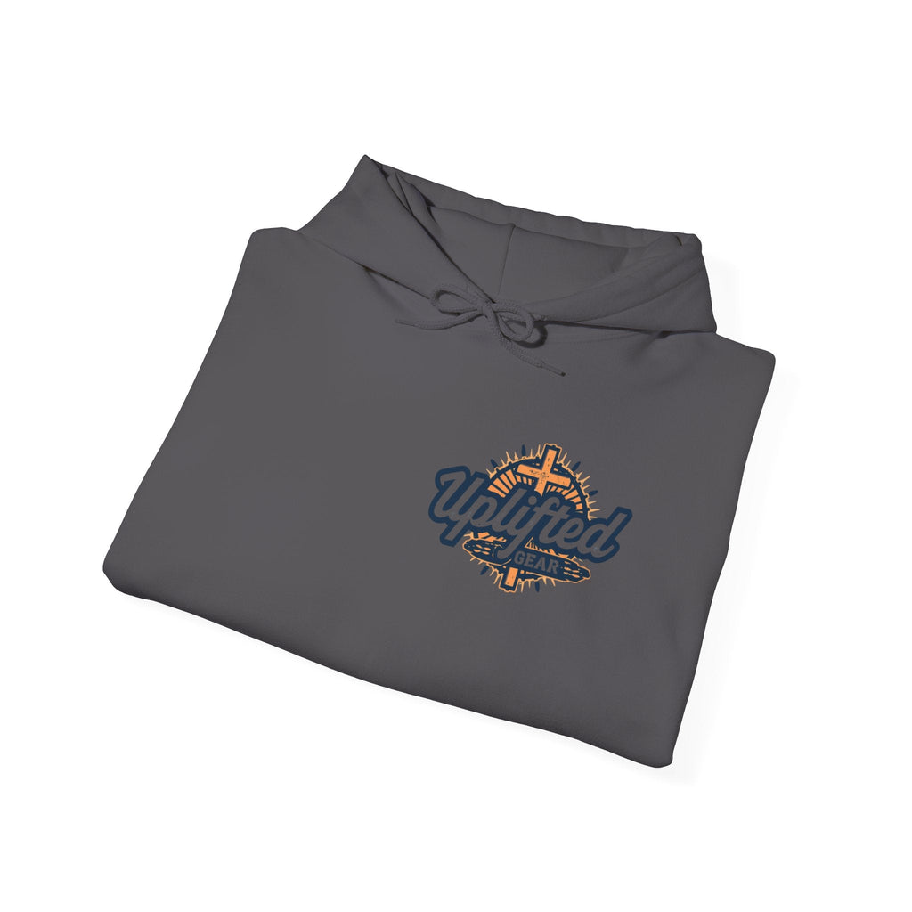 Theologian in Training Hoodie – Open Bible & Cross Christian Hoodie for Faithful Growth Printify