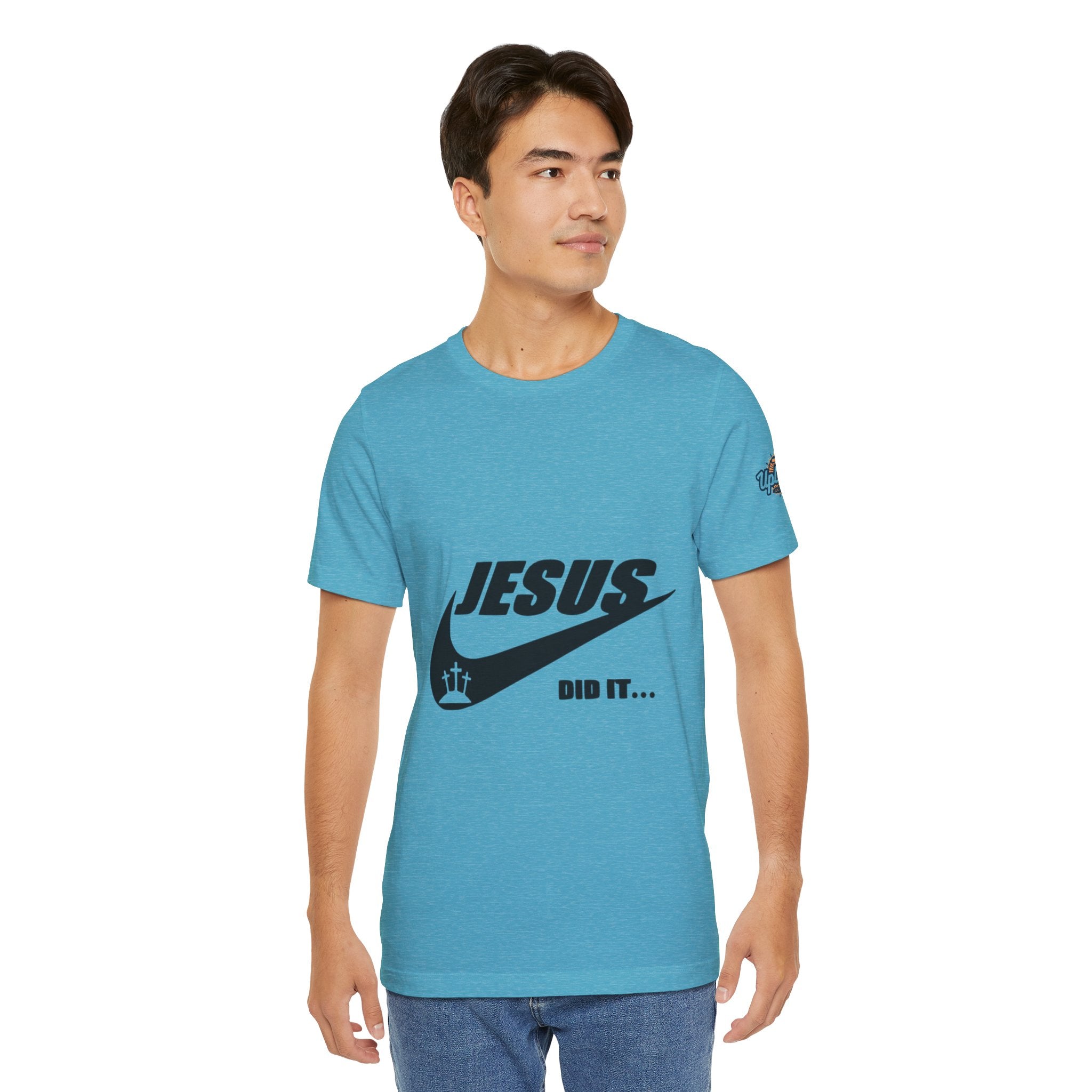 Jesus Did It T-shirt - Funny Christian Parody T-shirt - Faith & Victory Apparel