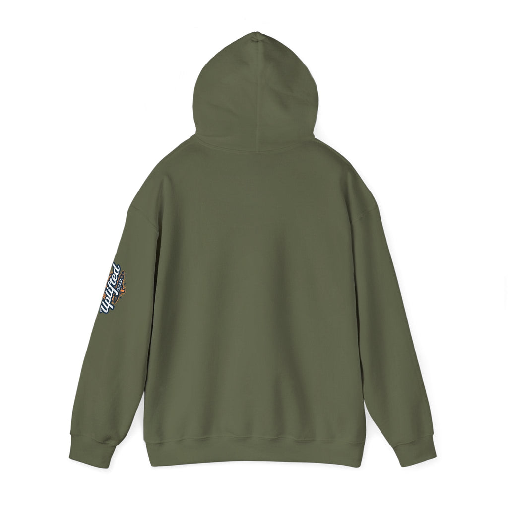 Under Armor Logo Hoodie — Black Athletic Pullover Printify