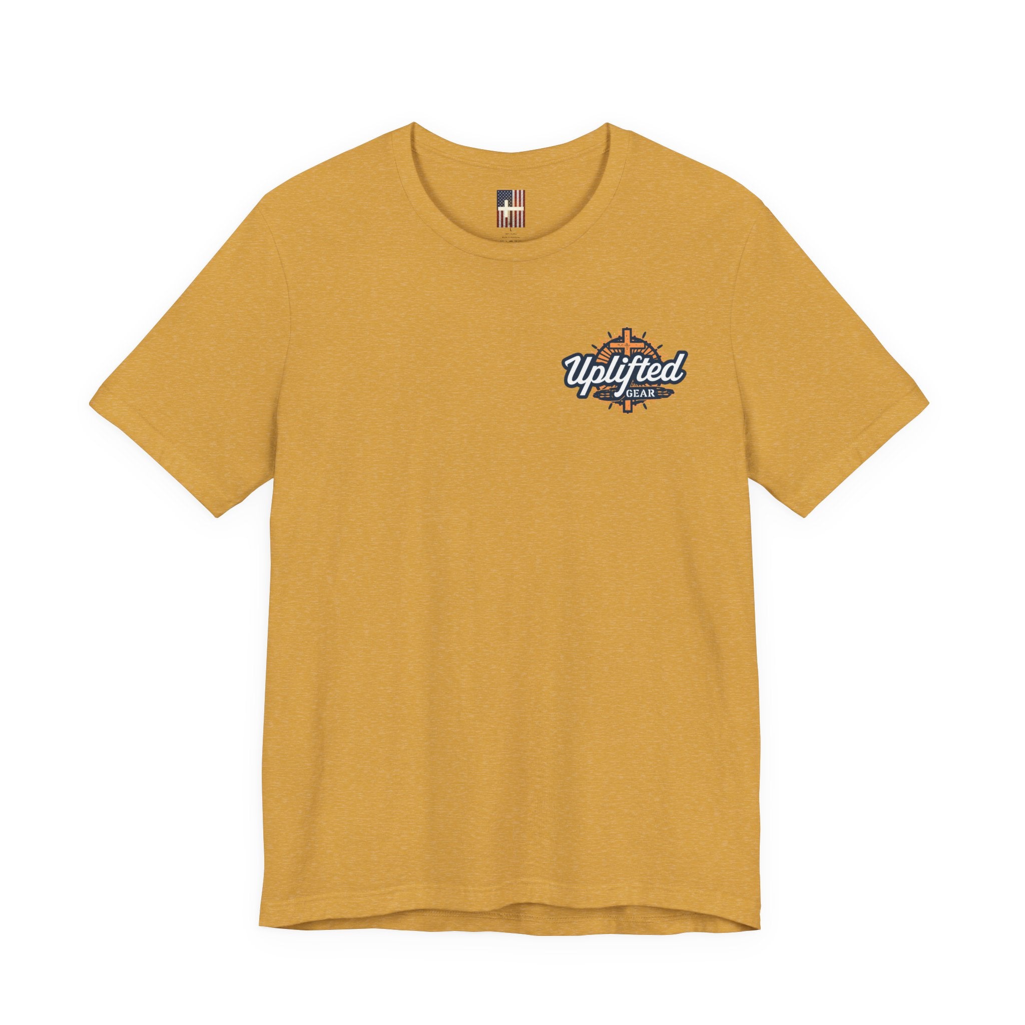 MAGA Gold Letter T-Shirt — "Make America Great Again" Printify