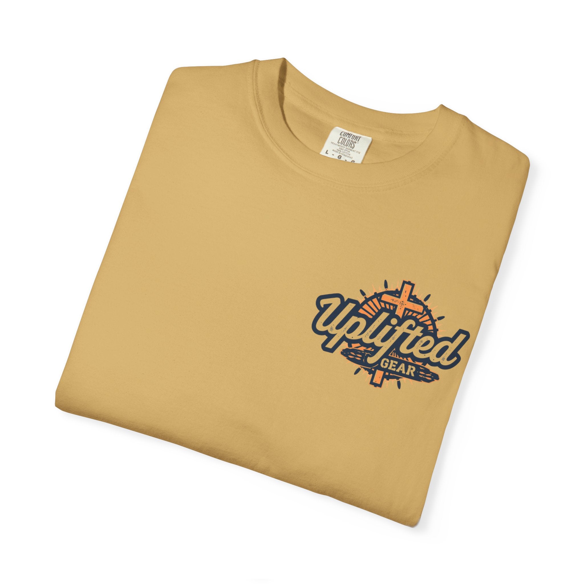 Jesus Saves T-shirt – Radiant Cross & Rays of Light Christian T-shirt for Eternal Hope & Faith Printify