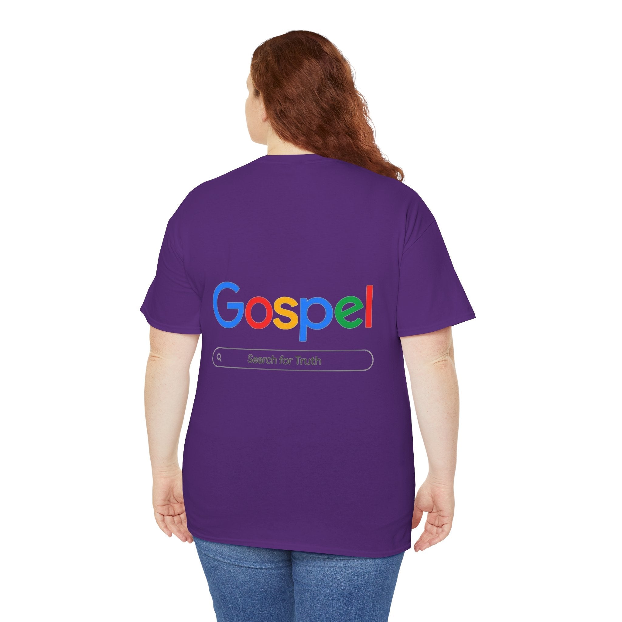 Gospel Graphic Tee — "Gospel" Colorful Logo Christian T-Shirt Printify