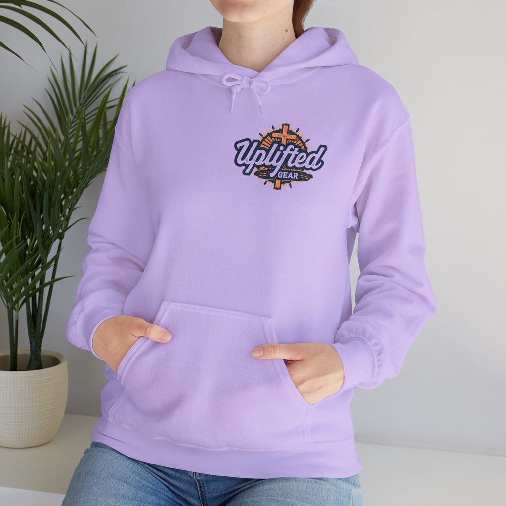 Trust in The Lord Proverbs 3:5-6 Biblical Design Unisex Heavy Blend™ Hooded Sweatshirt Printify