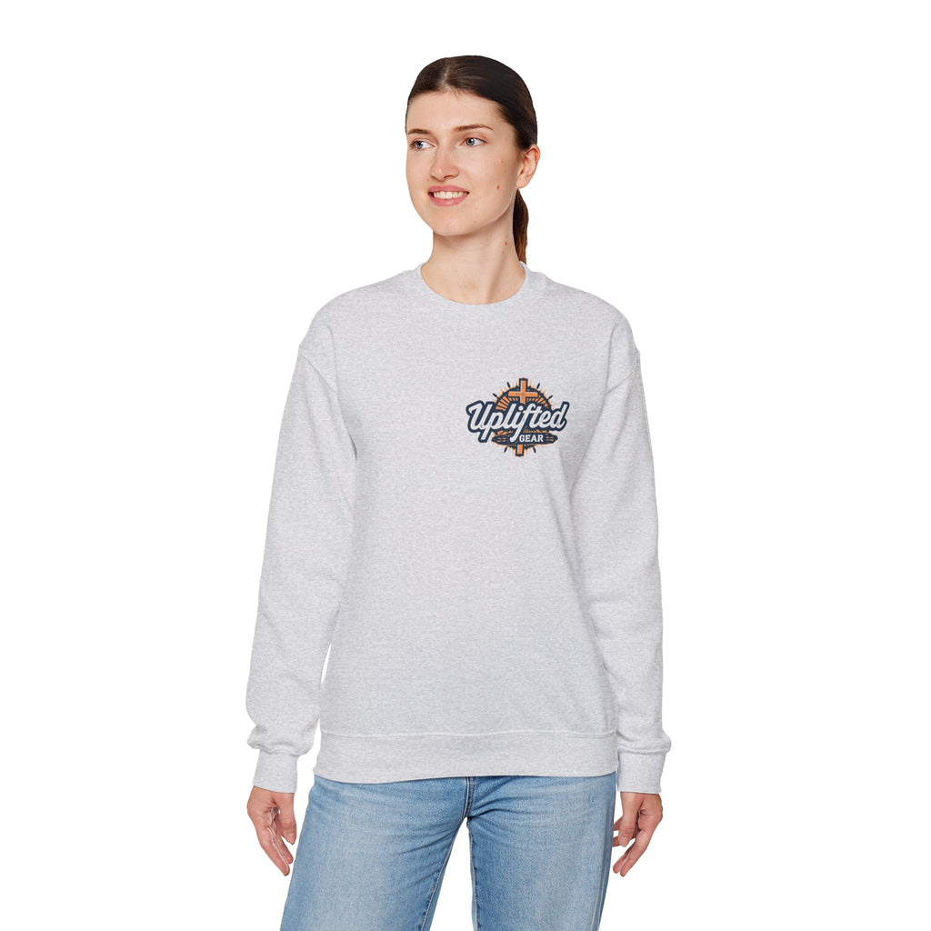 Strong and Courageous Sweatshirt – Joshua 1:9 Canine Pawprint Desert Christian Sweatshirt for Dog Lovers Printify