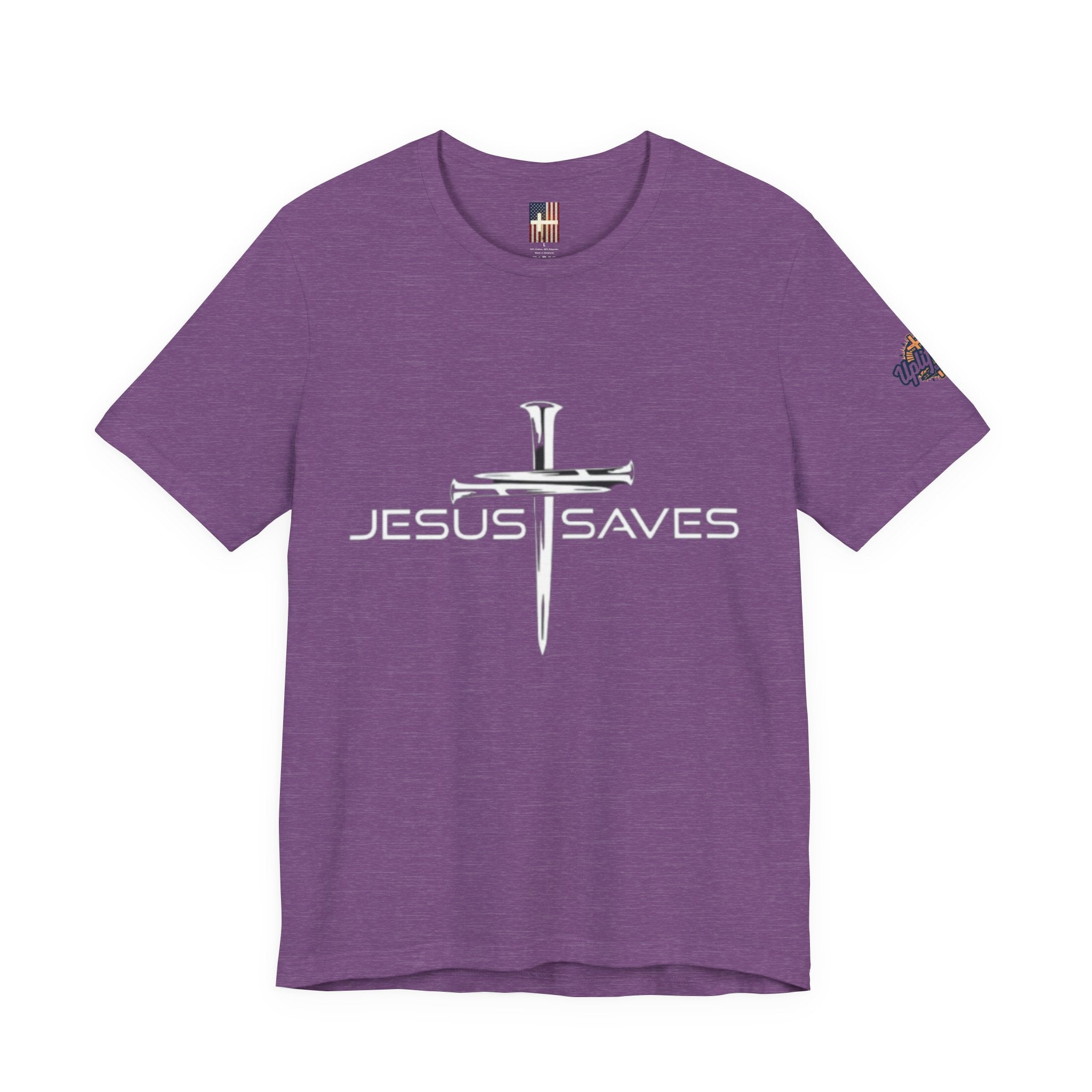 Copy of Jesus Saves T-shirt – 3 Nails Crucifix Cross Christian T-shirt for Redemption Faith & Bold Salvation Printify