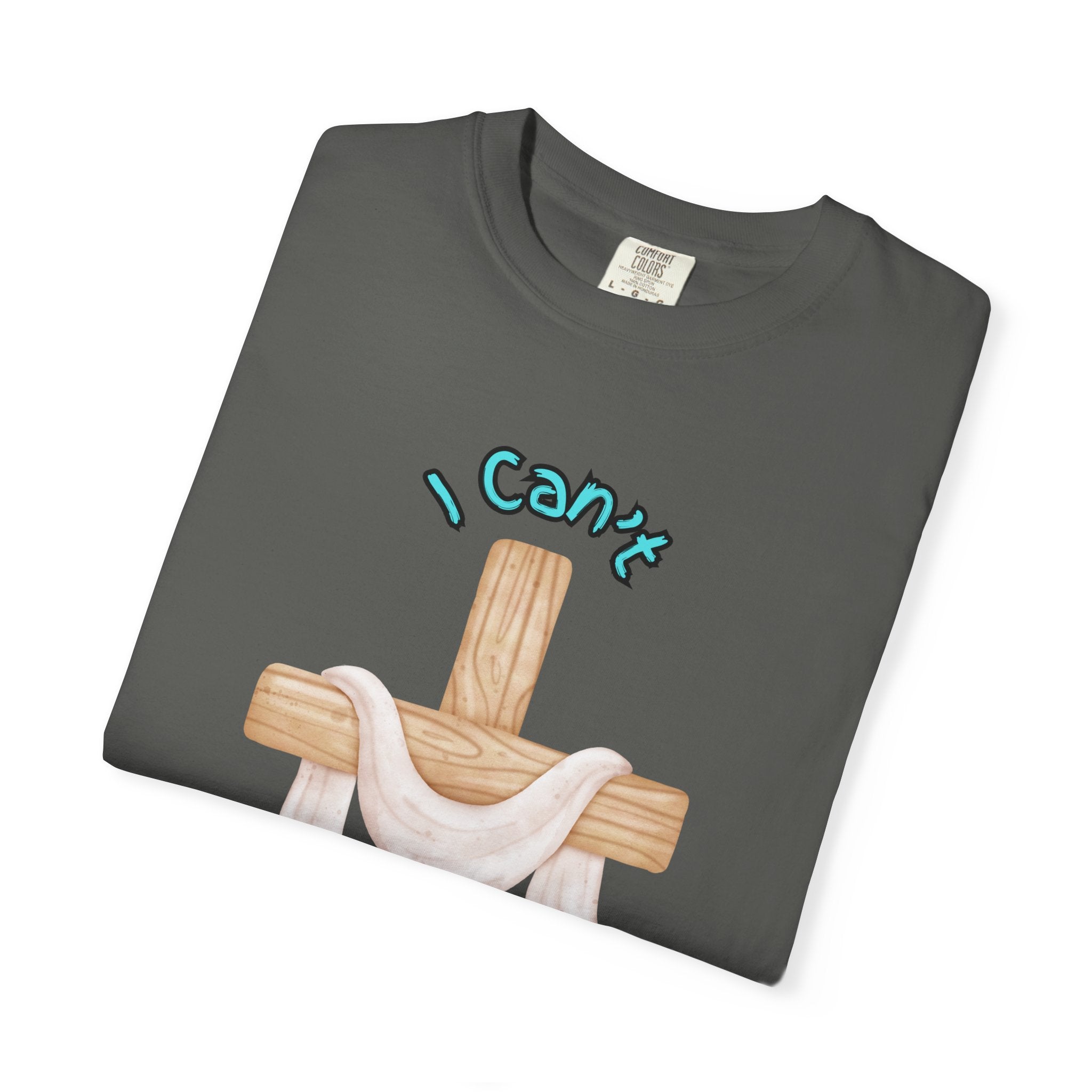 I Can’t, But I Know a Guy T-Shirt – Jesus Cross Christian Tee for Faithful Humor Printify