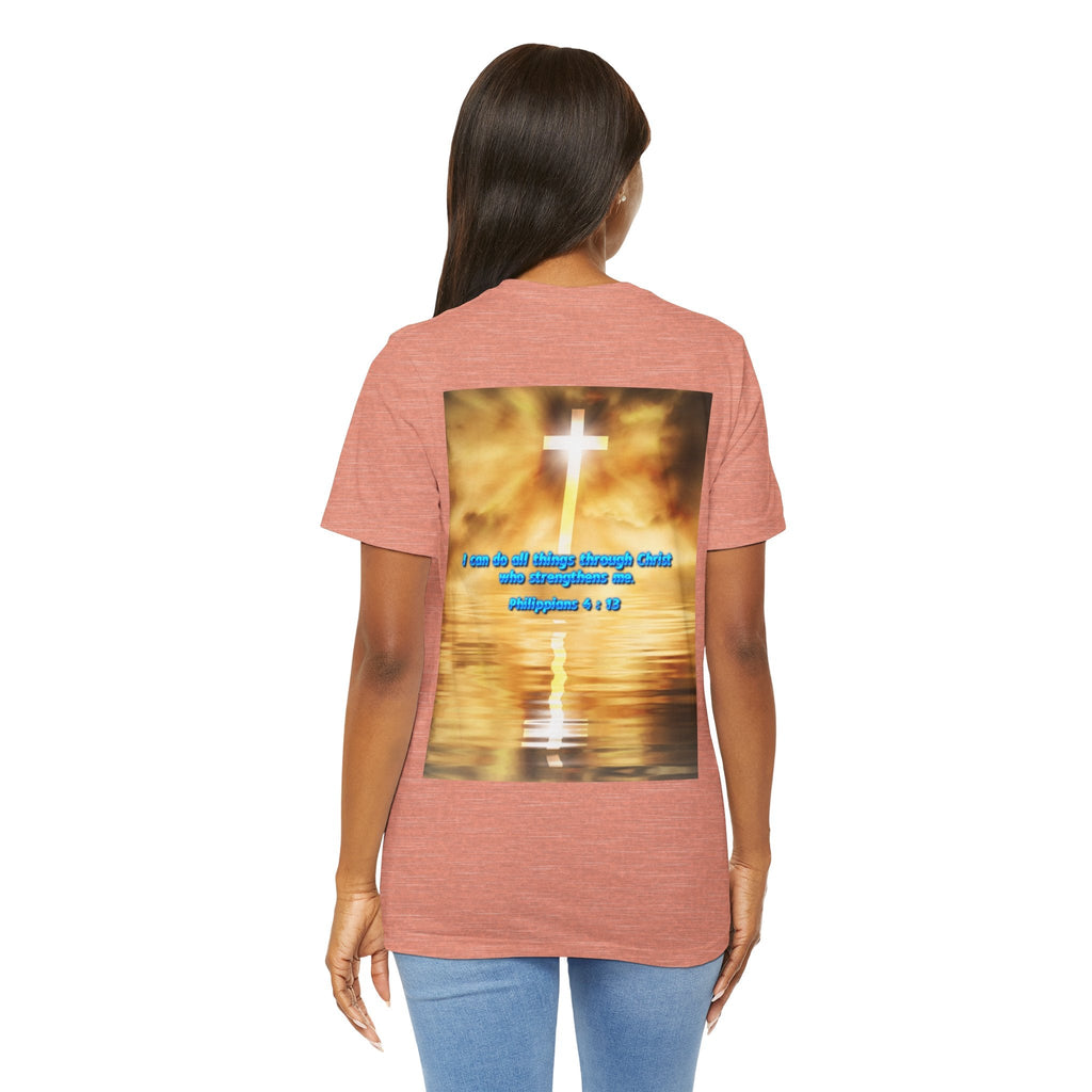 Unisex Tee Bible Verse - Philippians 4 : 13 Printify
