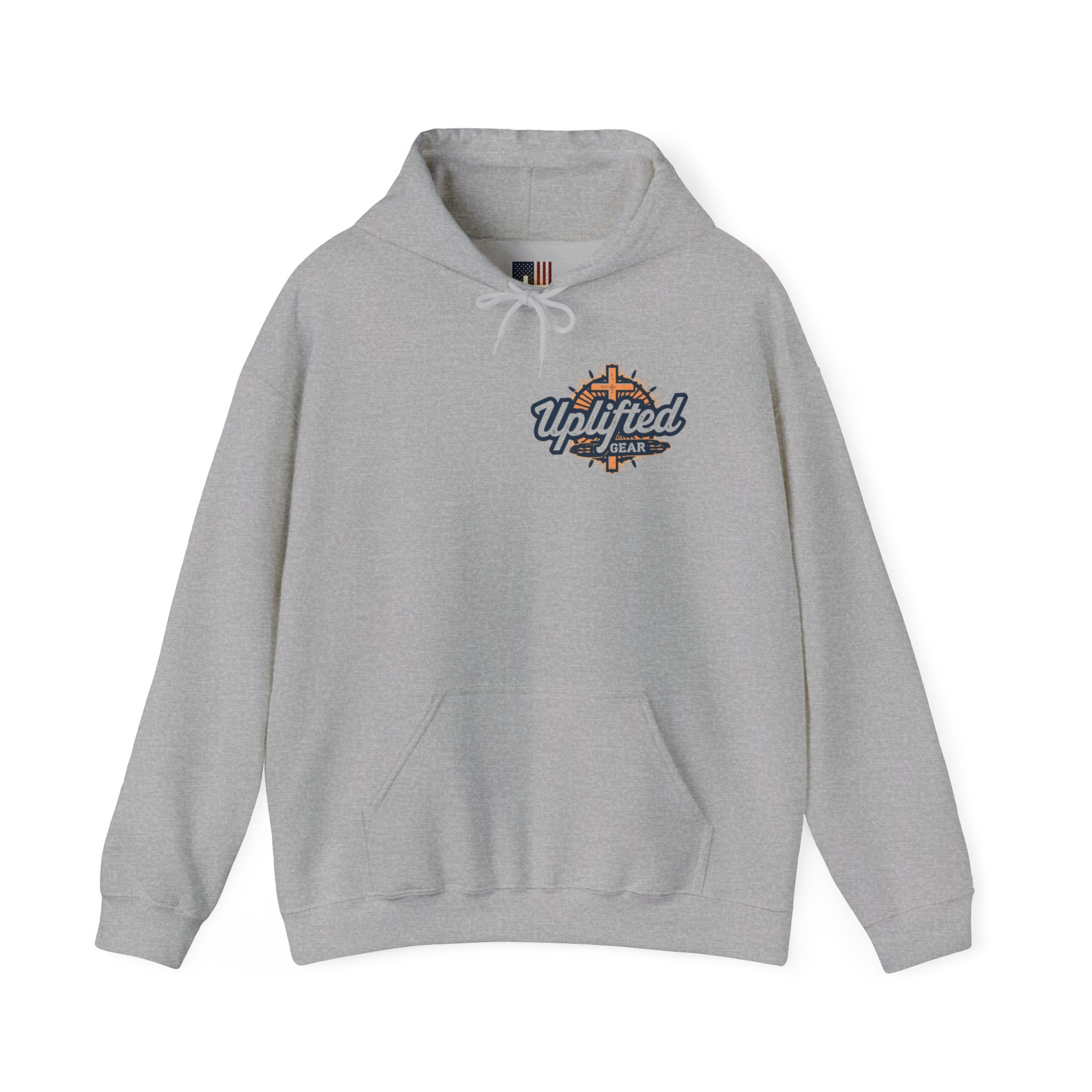 Trust in The Lord Proverbs 3:5-6 Biblical Design Unisex Heavy Blend™ Hooded Sweatshirt Printify