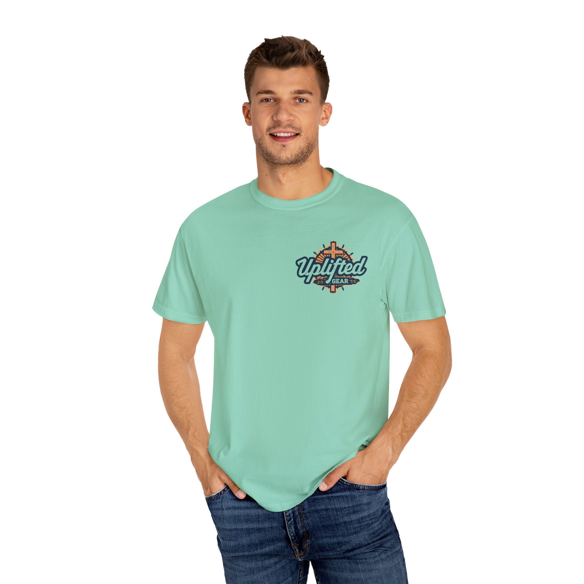 Christ is King T-Shirt – Bold Crown & Cross Christian Tee for Unashamed Faith Printify