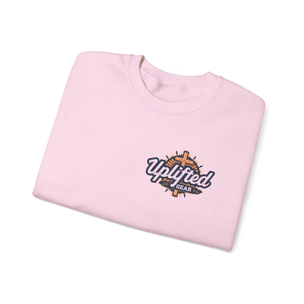 Unique Unicorn Sweatshirt – Rainbow Cross Psalm 139:14 Christian Sweatshirt for Wonderfully Made Printify