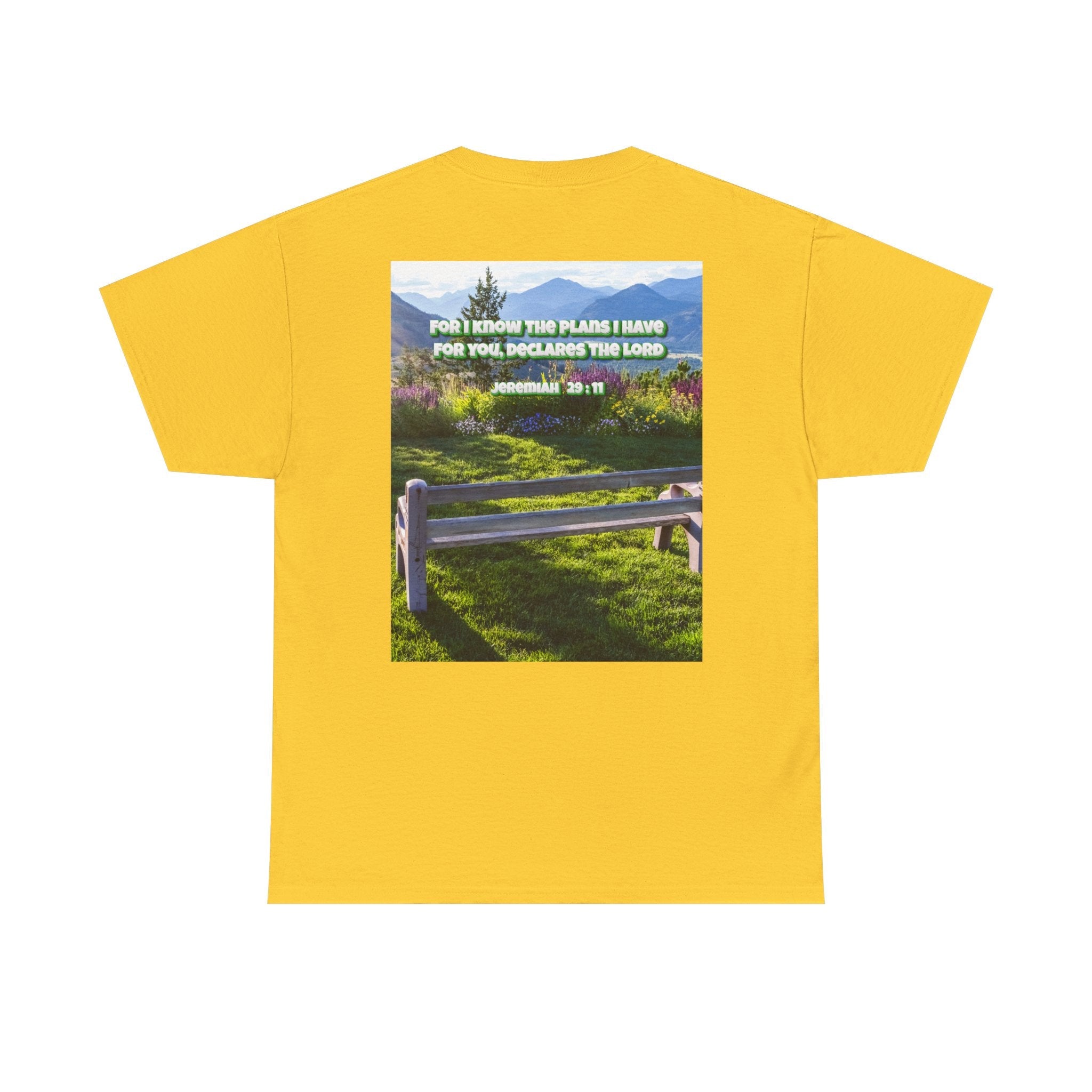 Bible Verse Unisex Tee -  Jeremiah 29 : 11 Printify