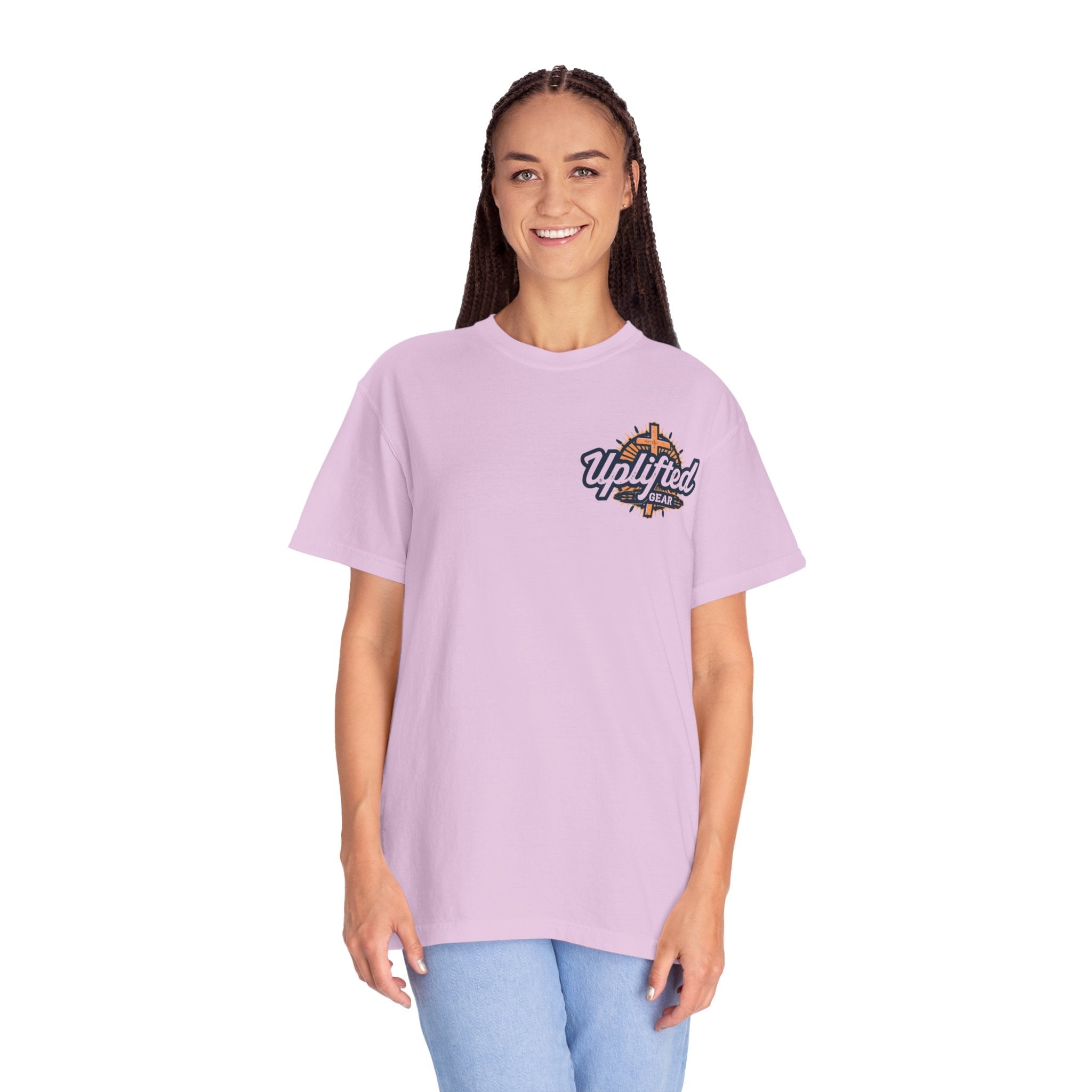 The Greatest Gift T-shirt – Cross Bow Present Christian T-shirt for Christmas Salvation & Eternal Faith Printify