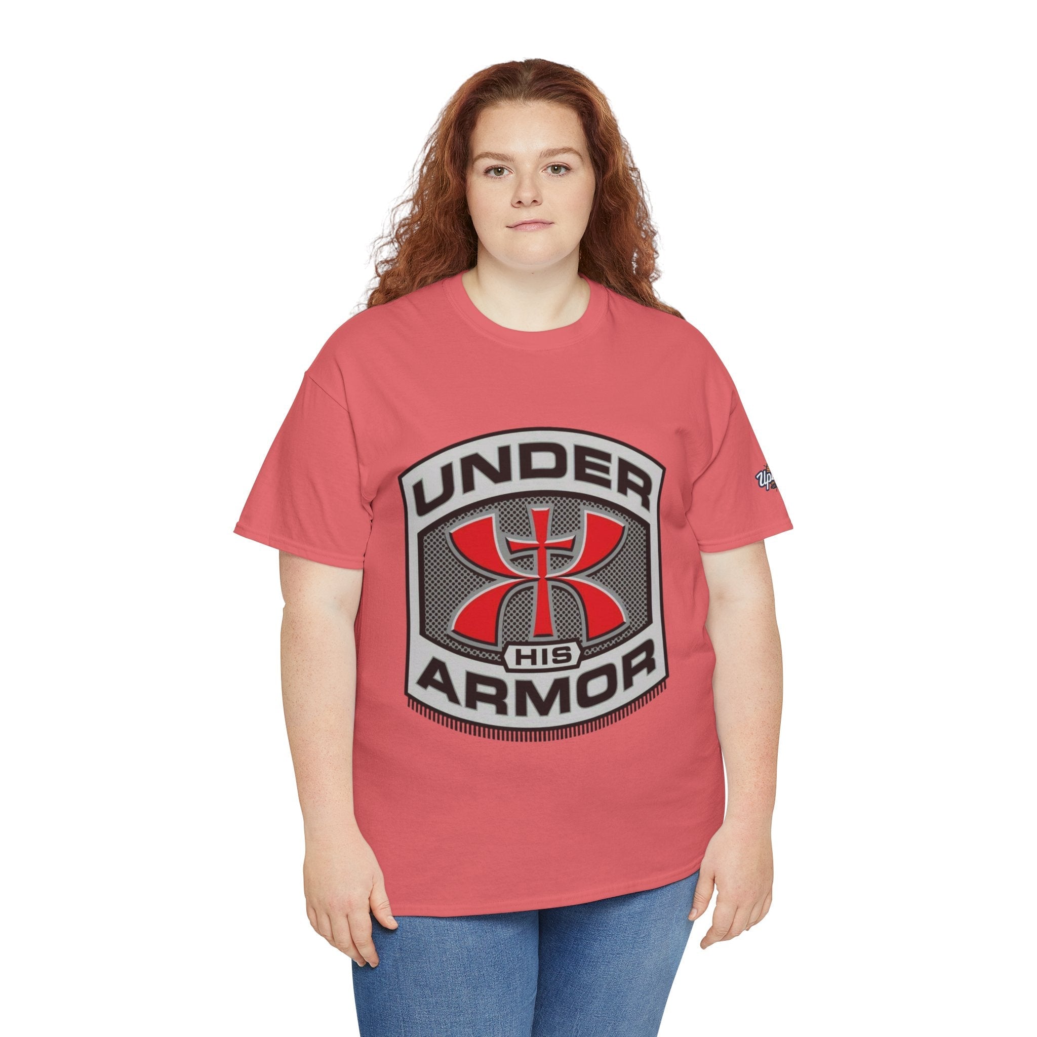 Under HIS Armor Christian T-Shirt — Faith-Inspired Under Armour Style Printify