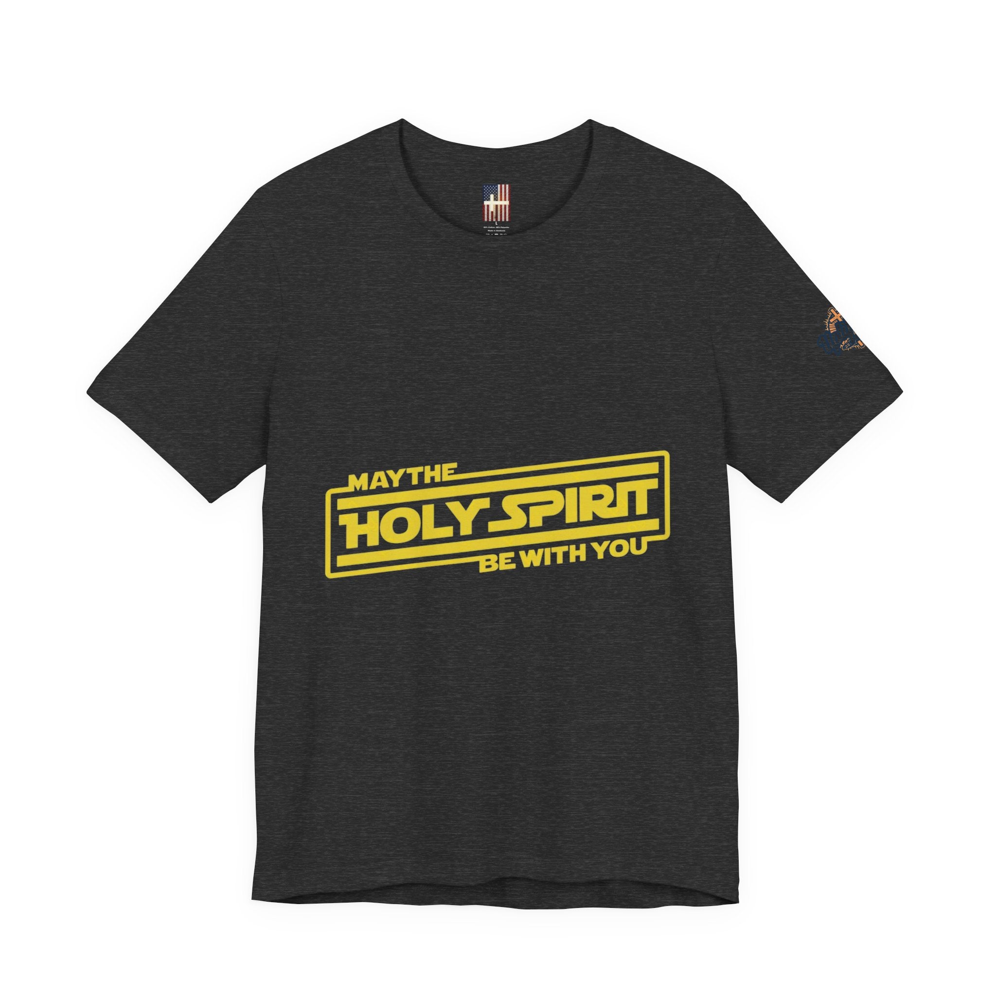 May the Holy Spirit Be With You T-shirt - Christian Star Wars Parody T-shirt Printify