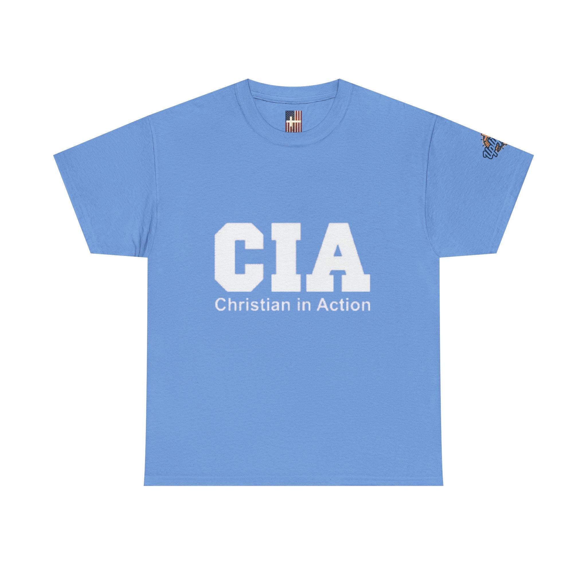 CIA Christian in Action T-shirt - Funny Faith Parody T-shirt - Mission Ready Apparel Printify