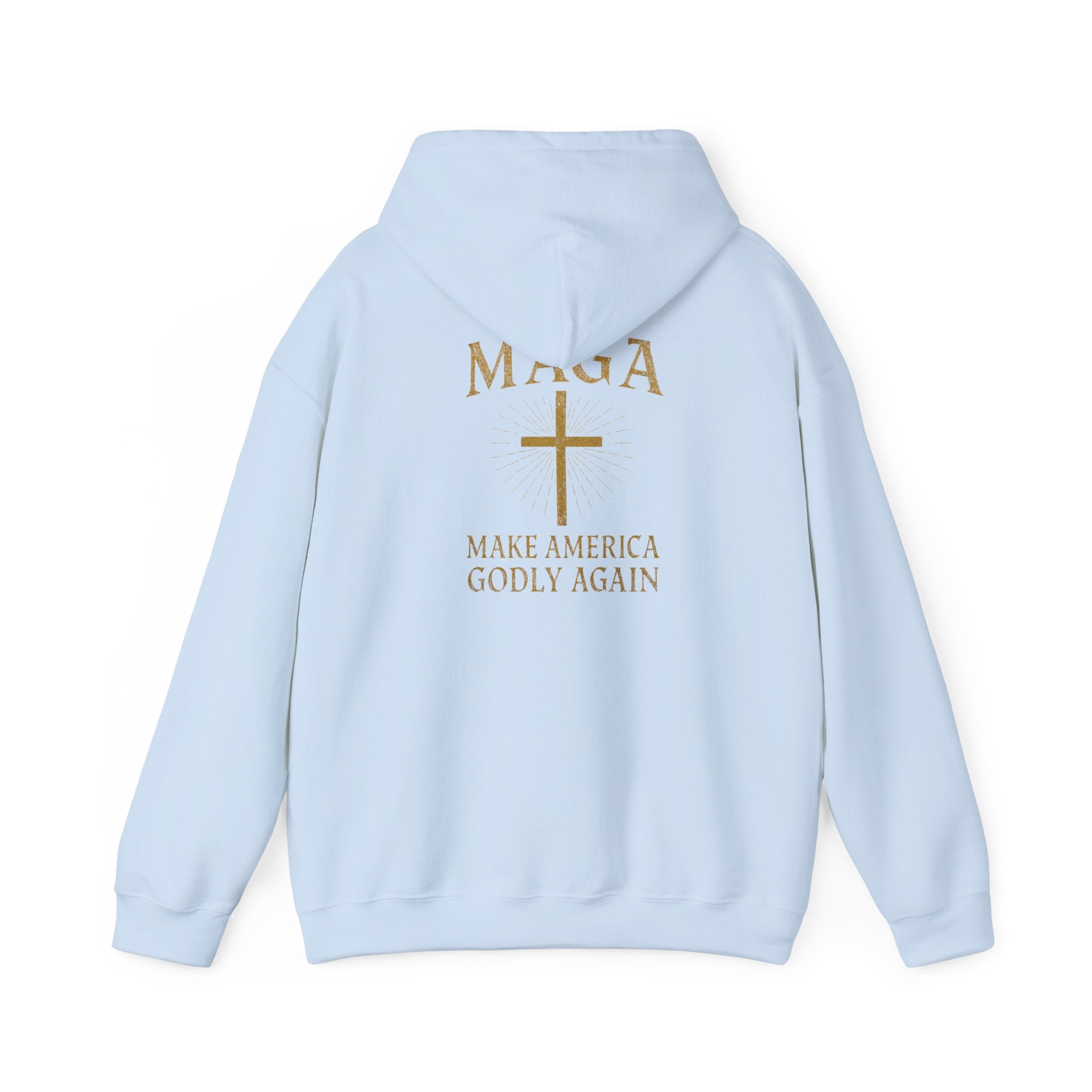 Make America Godly Again Hoodie – MAGA Christian Patriotic Sweatshirt for Biblical Values & Freedom Printify