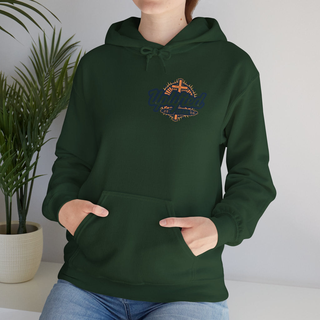 🔥 Not Today, Satan – Retro 90s Christian Hoodie | Neon Faith Tee | Funky Cartoon Devil | Bold Bible Verse Shirt | Uplifted Gear Printify