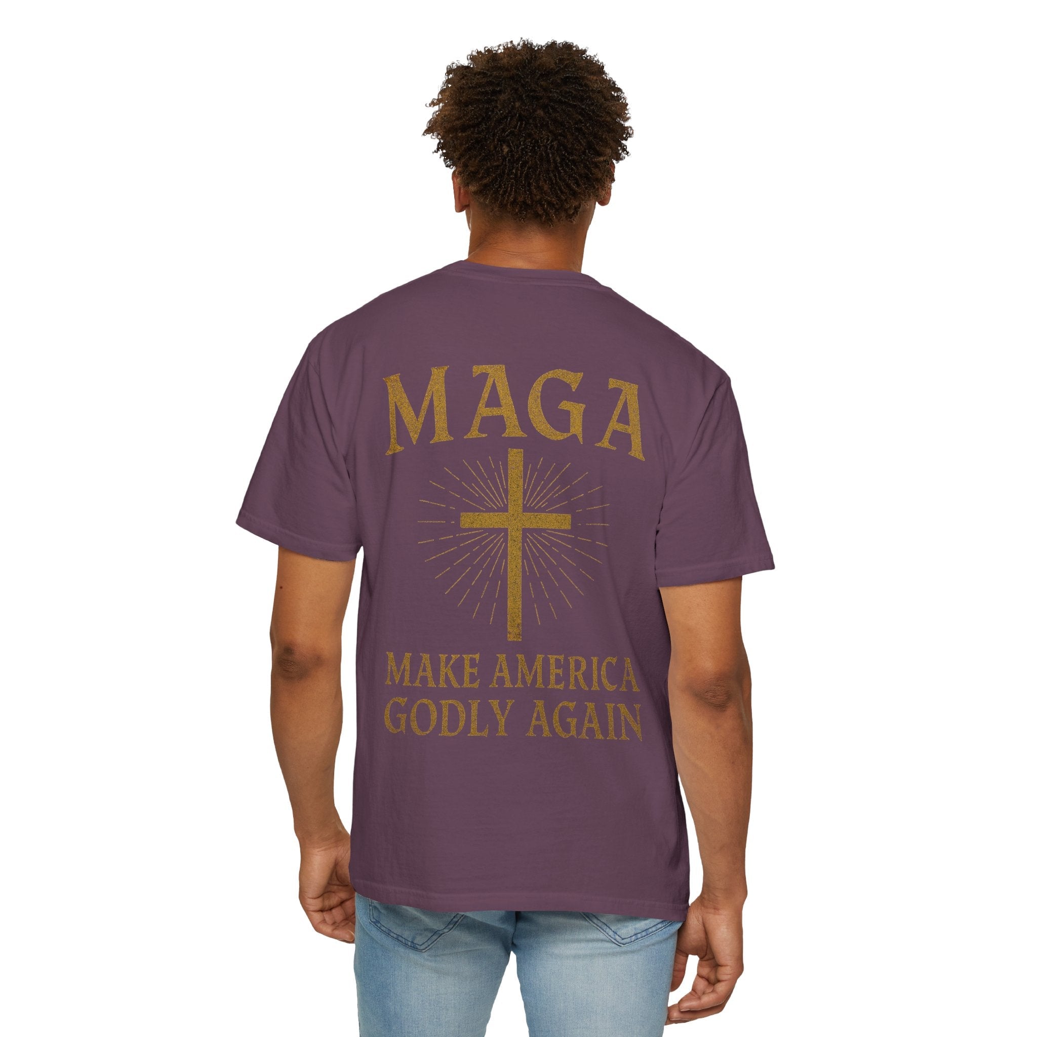 Make America Godly Again T-Shirt – MAGA Christian Patriotic Tee for Bold Faith & Freedom Printify