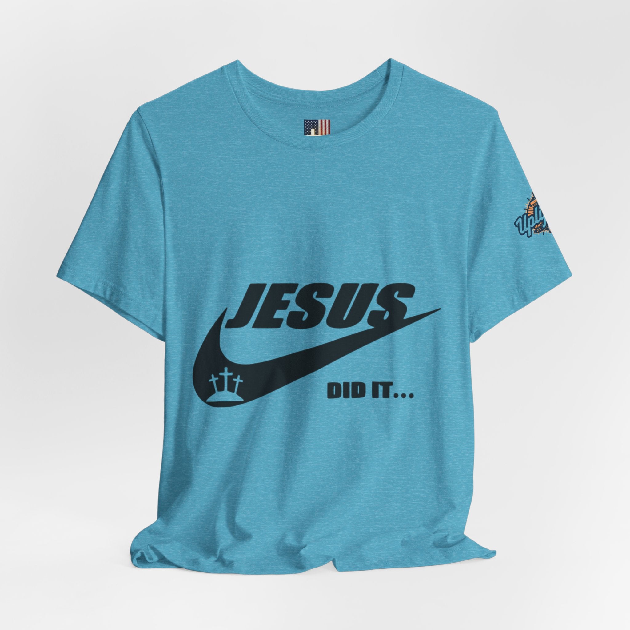 Jesus Did It T-shirt - Funny Christian Parody T-shirt - Faith & Victory Apparel