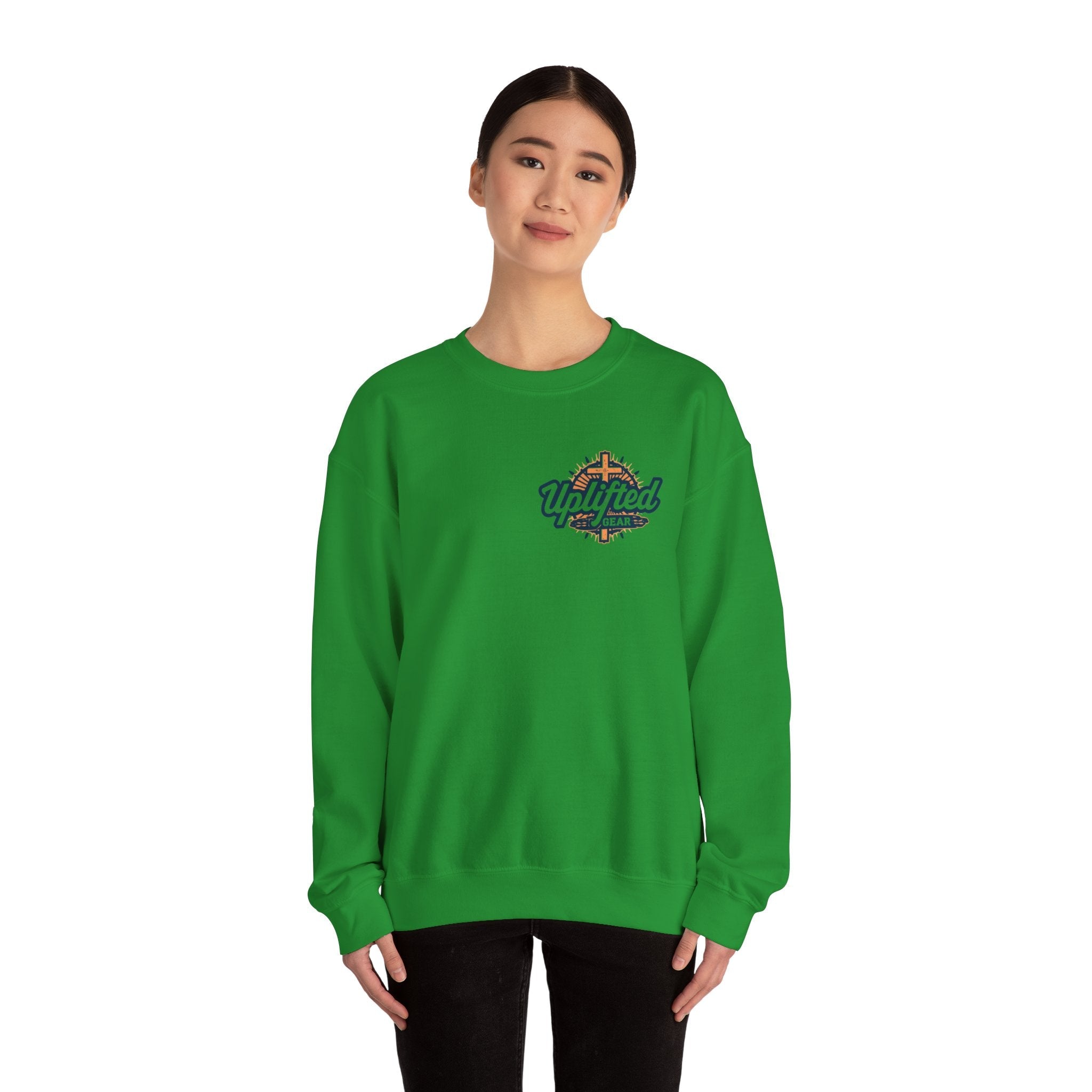 Trust in the Lord Sweatshirt – Autumn Tree Proverbs 3:5 Christian Sweatshirt for Cozy Faith Printify