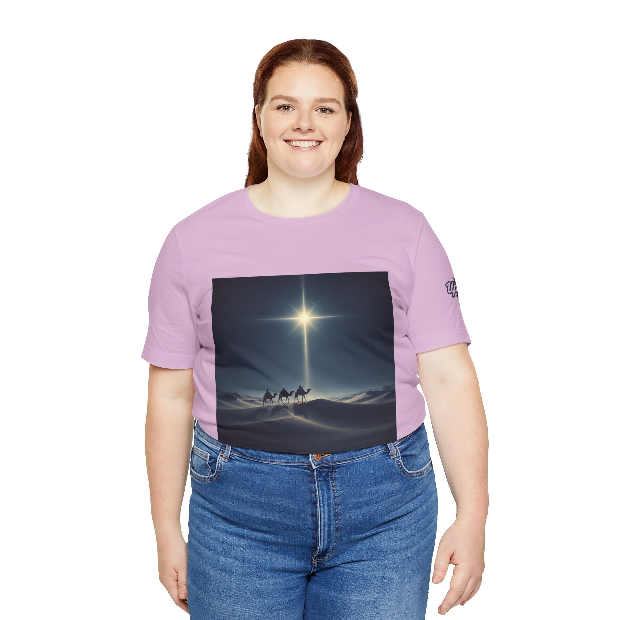 3 Wise Men T-shirt – Magi Camels Nativity Journey Christian Christmas T-shirt for Epiphany Faith & Holy Night Printify