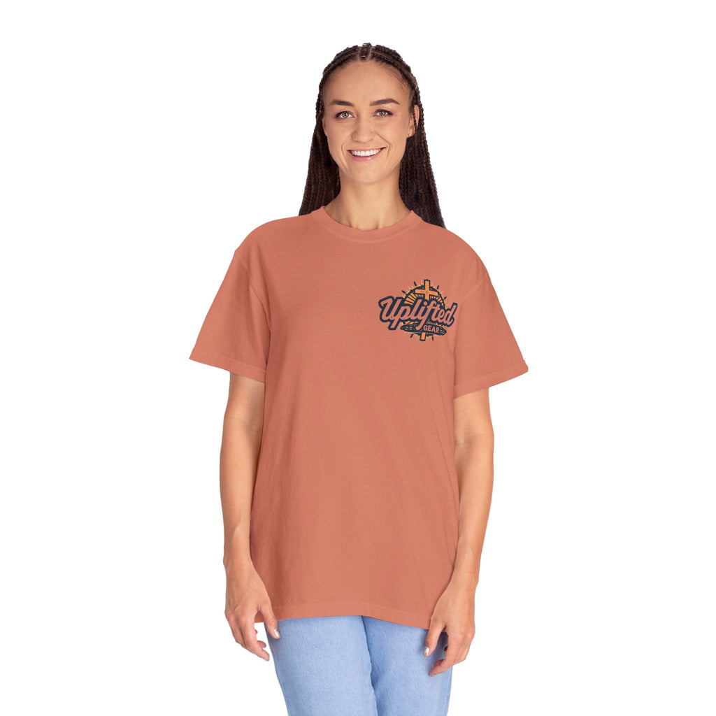 Religious Graphic Armor Of God Design - Unisex Garment-Dyed T-shirt Printify