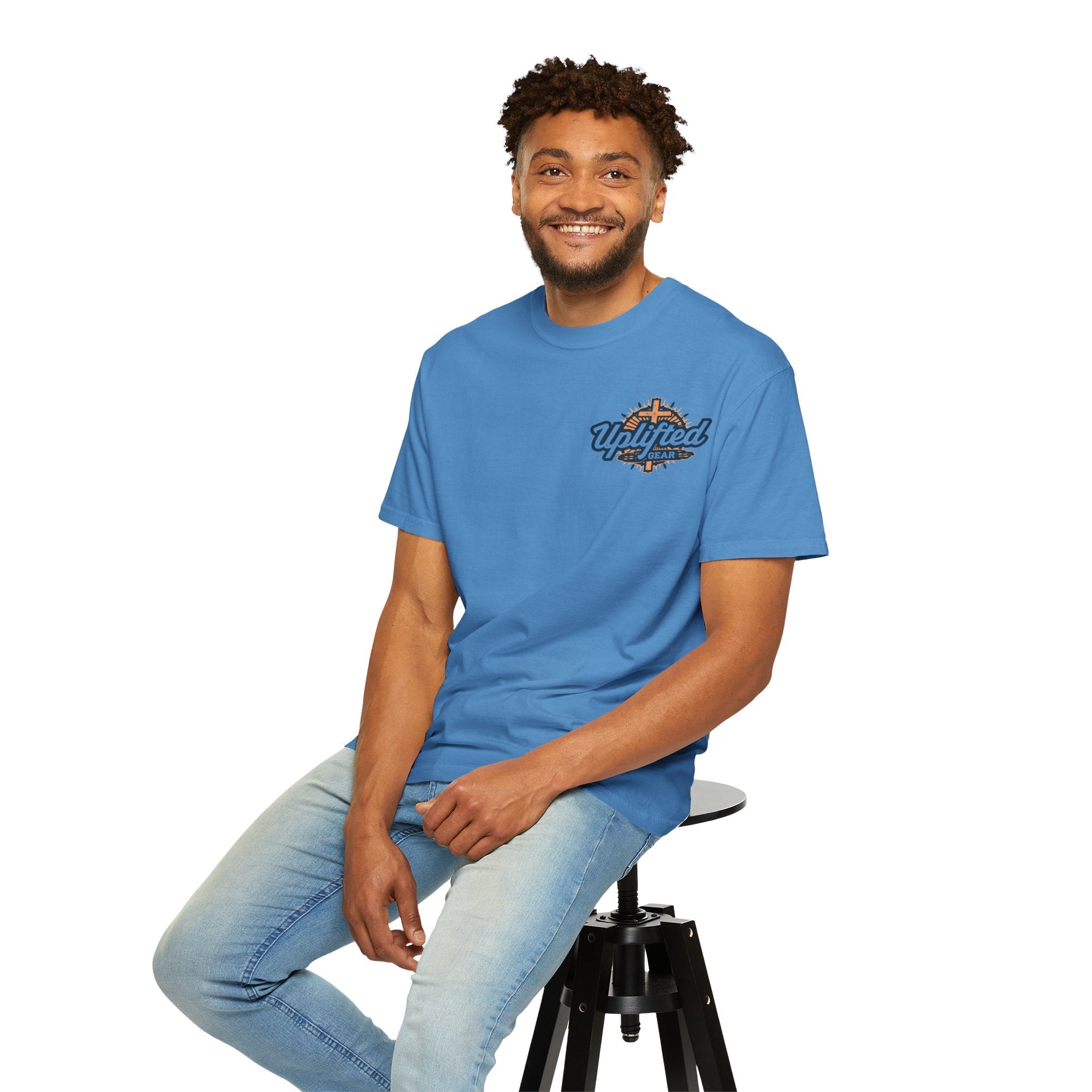 Religious Graphic Armor Of God Design - Unisex Garment-Dyed T-shirt Printify