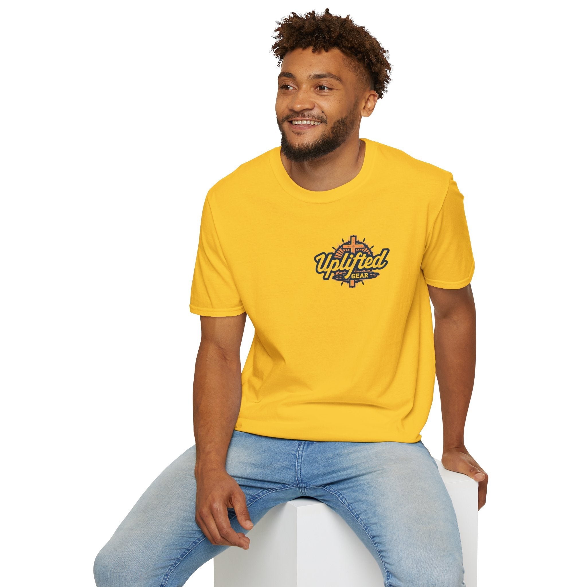 Religious Graphic Tee with Armor Of God Design - Unisex Softstyle T-Shirt Printify