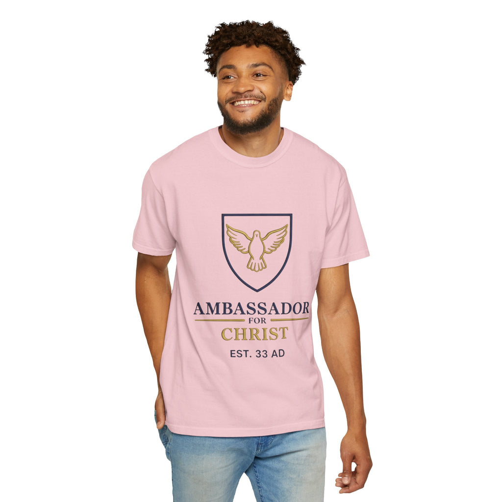 Ambassador for Christ T-Shirt – Established 33 AD Christian Tee for Bold Faith Printify