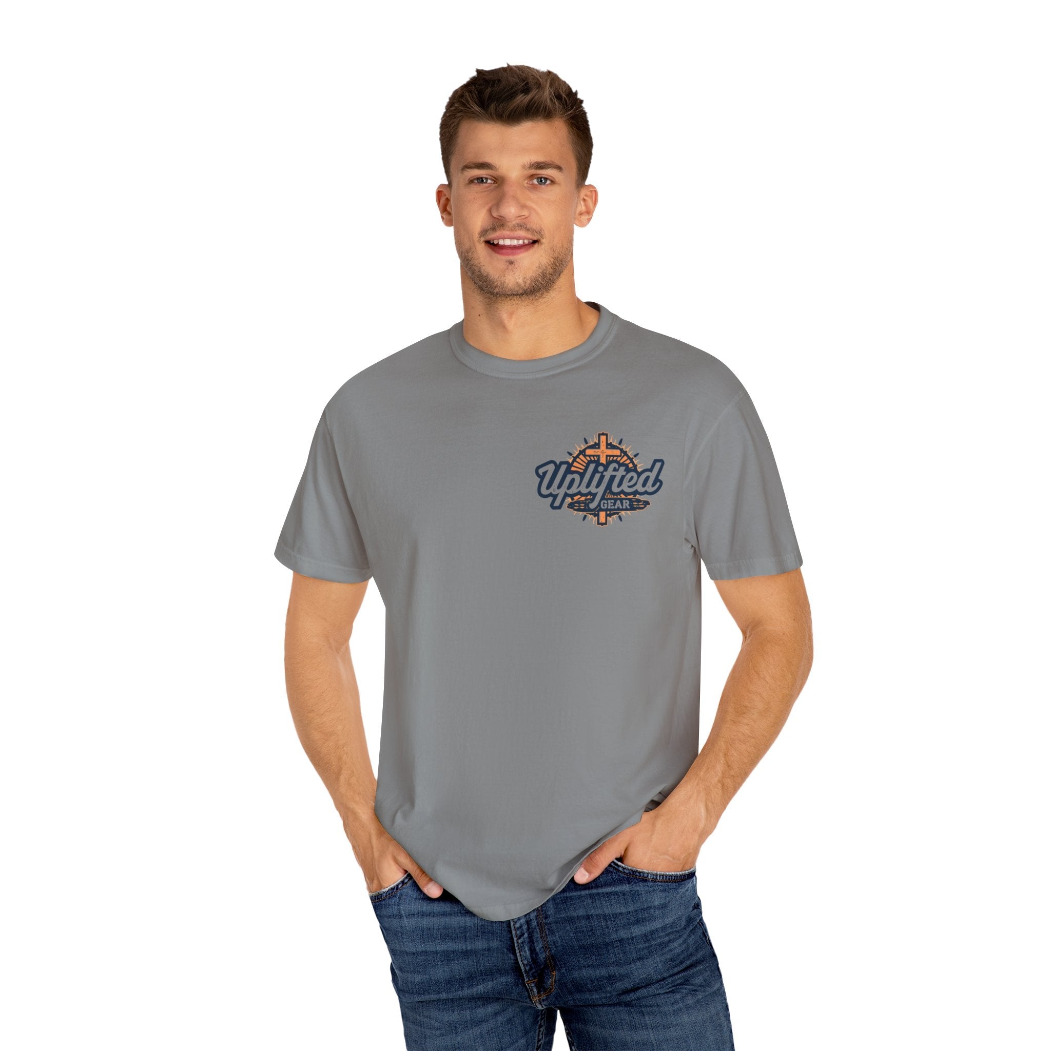 Religious Graphic Armor Of God Design - Unisex Garment-Dyed T-shirt Printify