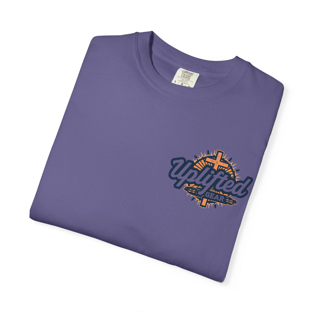 Wilderness Tested Kingdom Approved T-shirt – Mountain Desert Compass Crown Christian T-shirt for Biblical Adventure Faith Printify