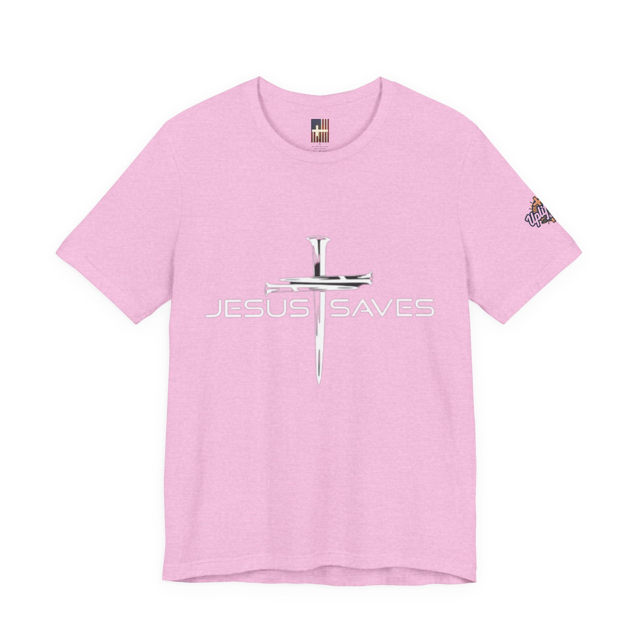 Copy of Jesus Saves T-shirt – 3 Nails Crucifix Cross Christian T-shirt for Redemption Faith & Bold Salvation Printify