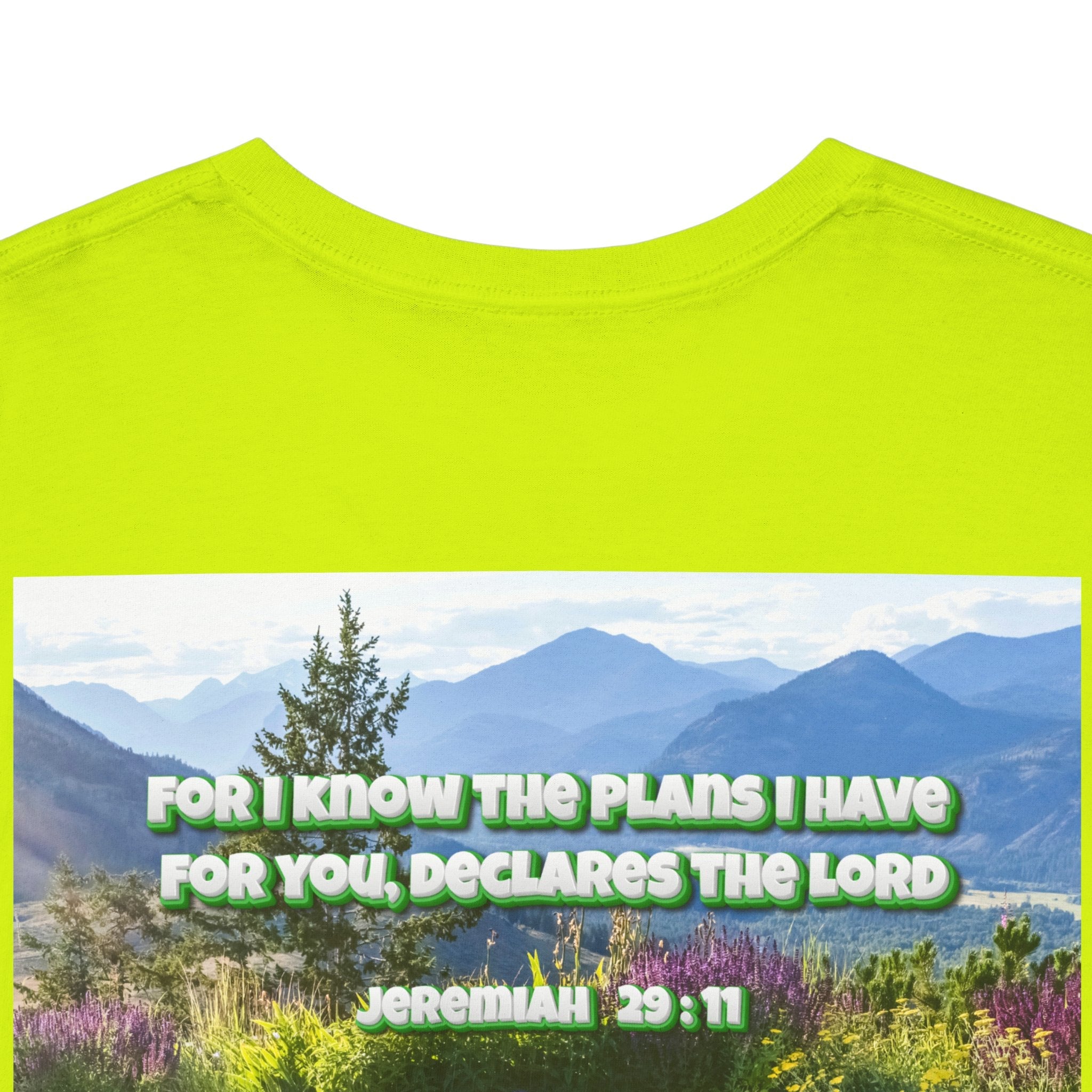 Bible Verse Unisex Tee -  Jeremiah 29 : 11 Printify