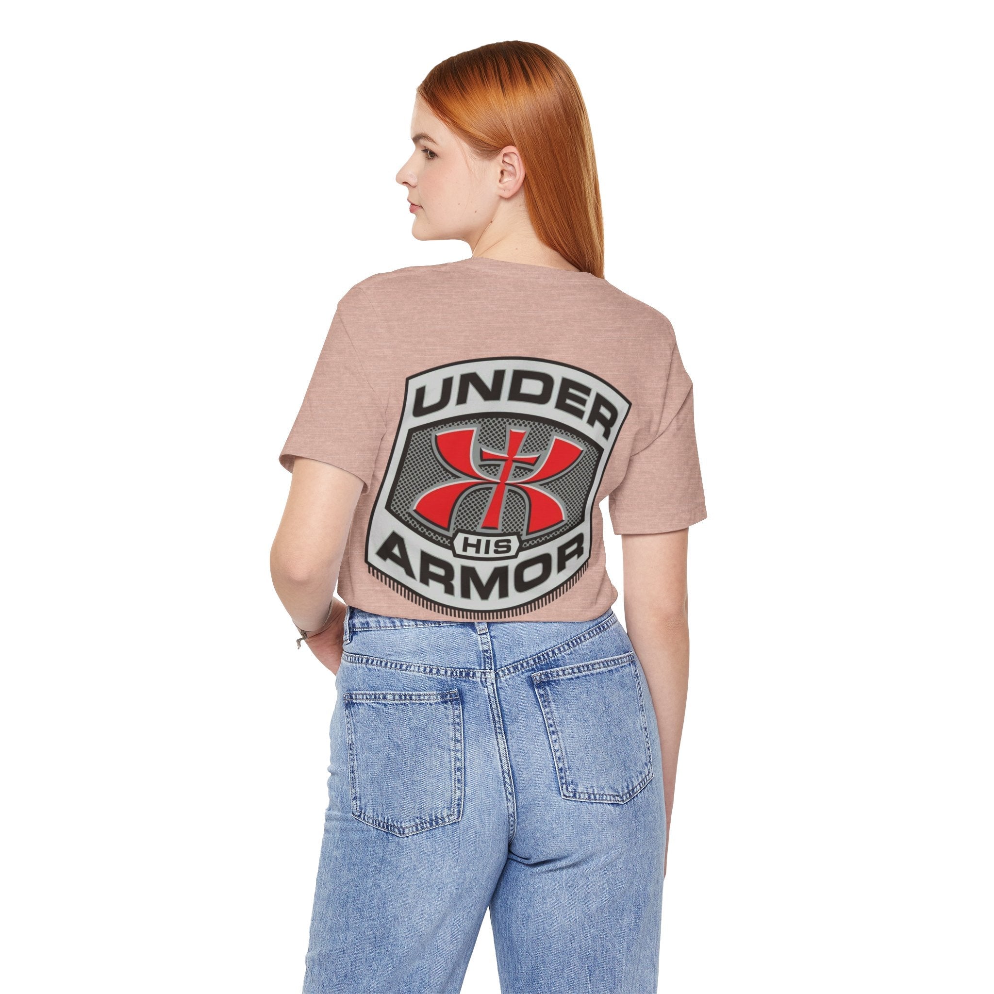 Under HIS Armor Christian T-Shirt — Faith-Inspired Under Armour Style Printify