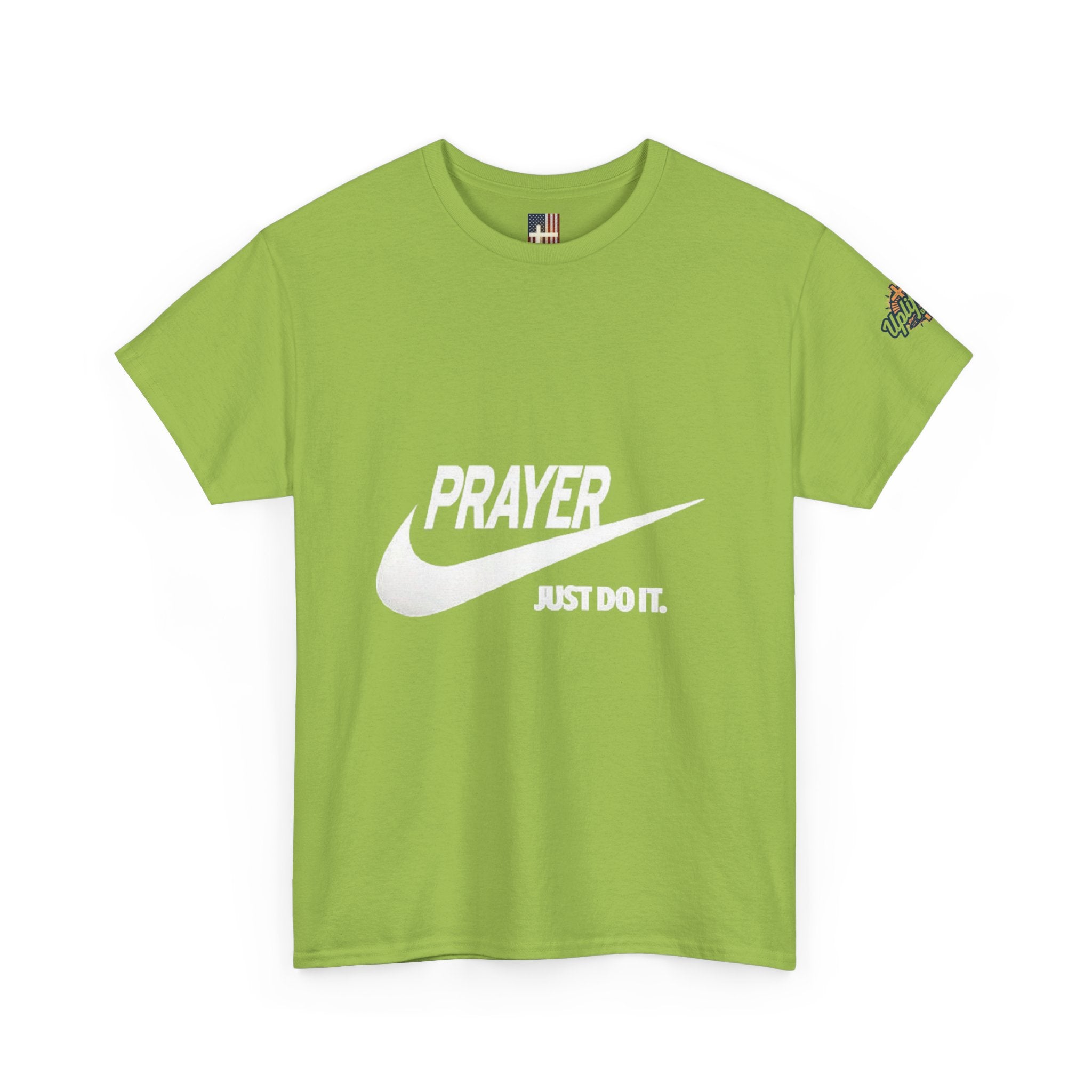 Prayer Just Do It T-shirt - Funny Christian Nike Parody T-shirt - Faith Gear Printify