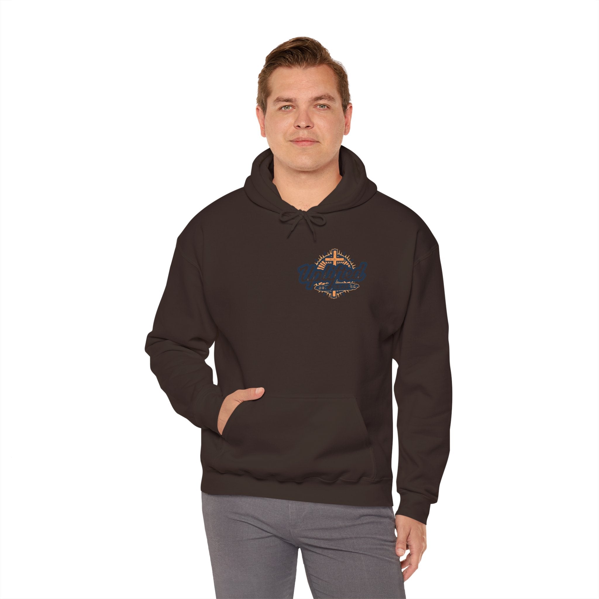 Unique Unicorn Hoodie – Rainbow Cross Psalm 139:14 Christian Hoodie for Wonderfully Made Printify