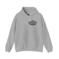 Christ is King Hoodie – Bold Crown & Cross Christian Sweatshirt for Unshakable Faith Printify