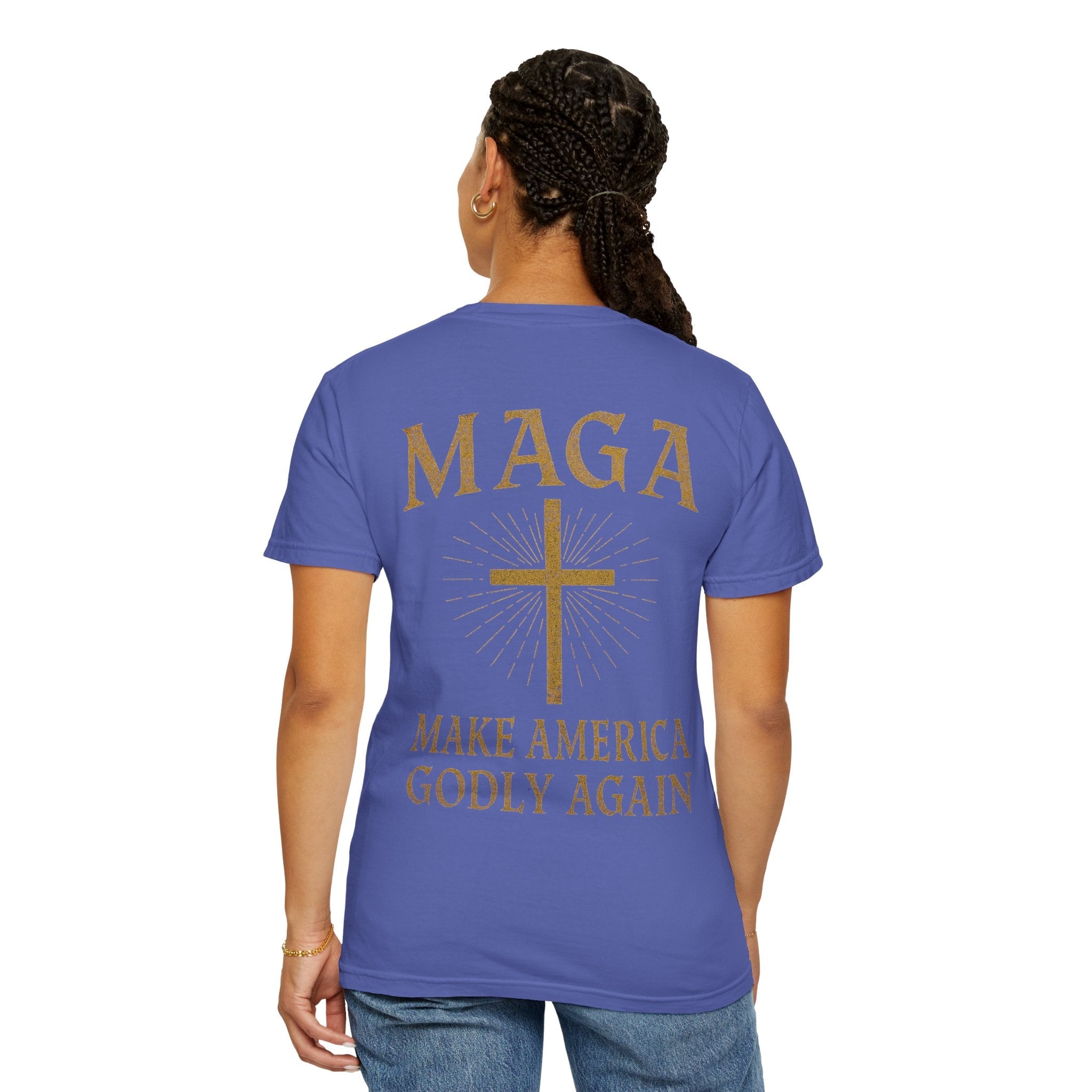Make America Godly Again T-Shirt – MAGA Christian Patriotic Tee for Bold Faith & Freedom Printify
